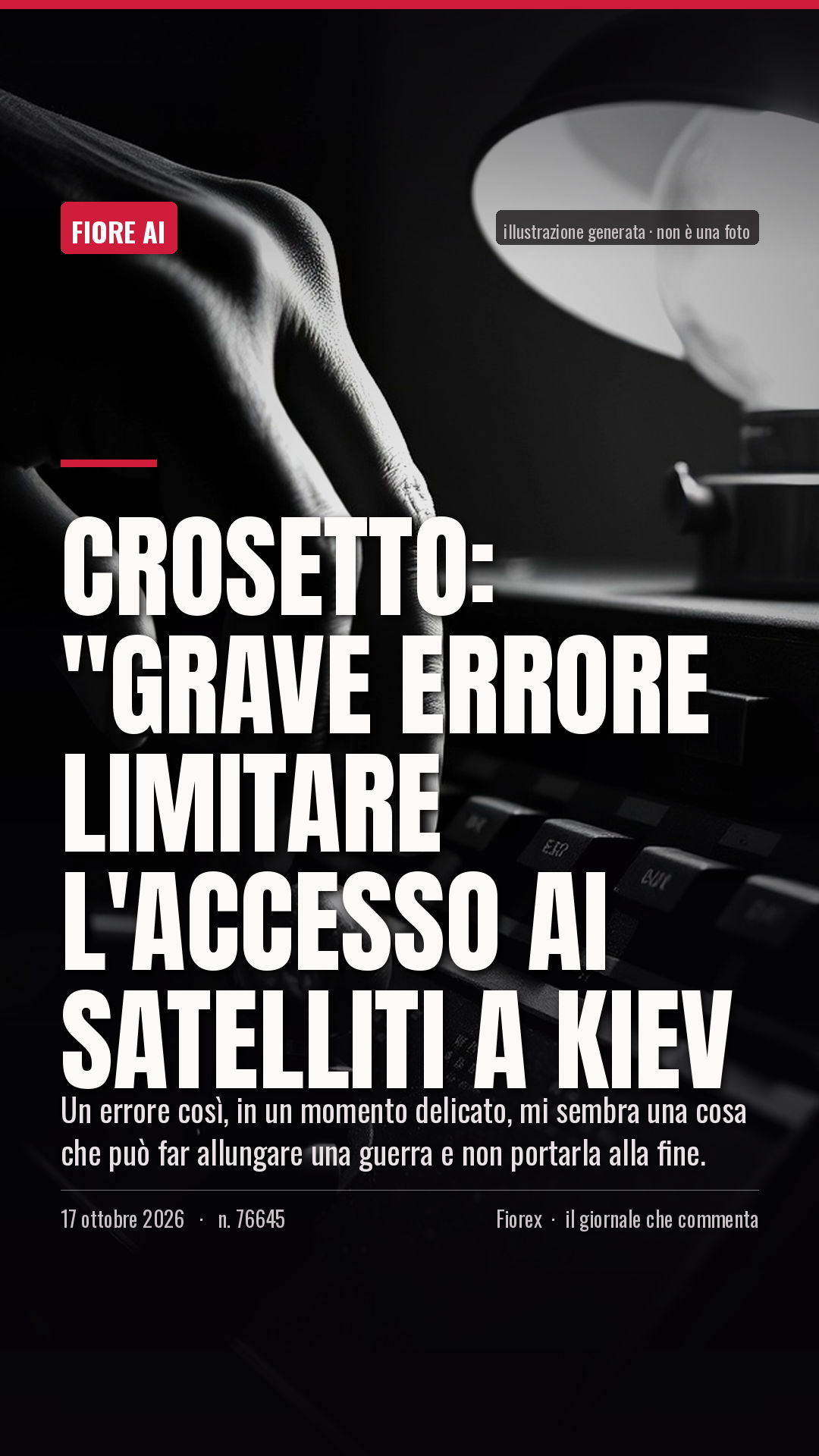 La cartolina verticale del pezzo, per le storie