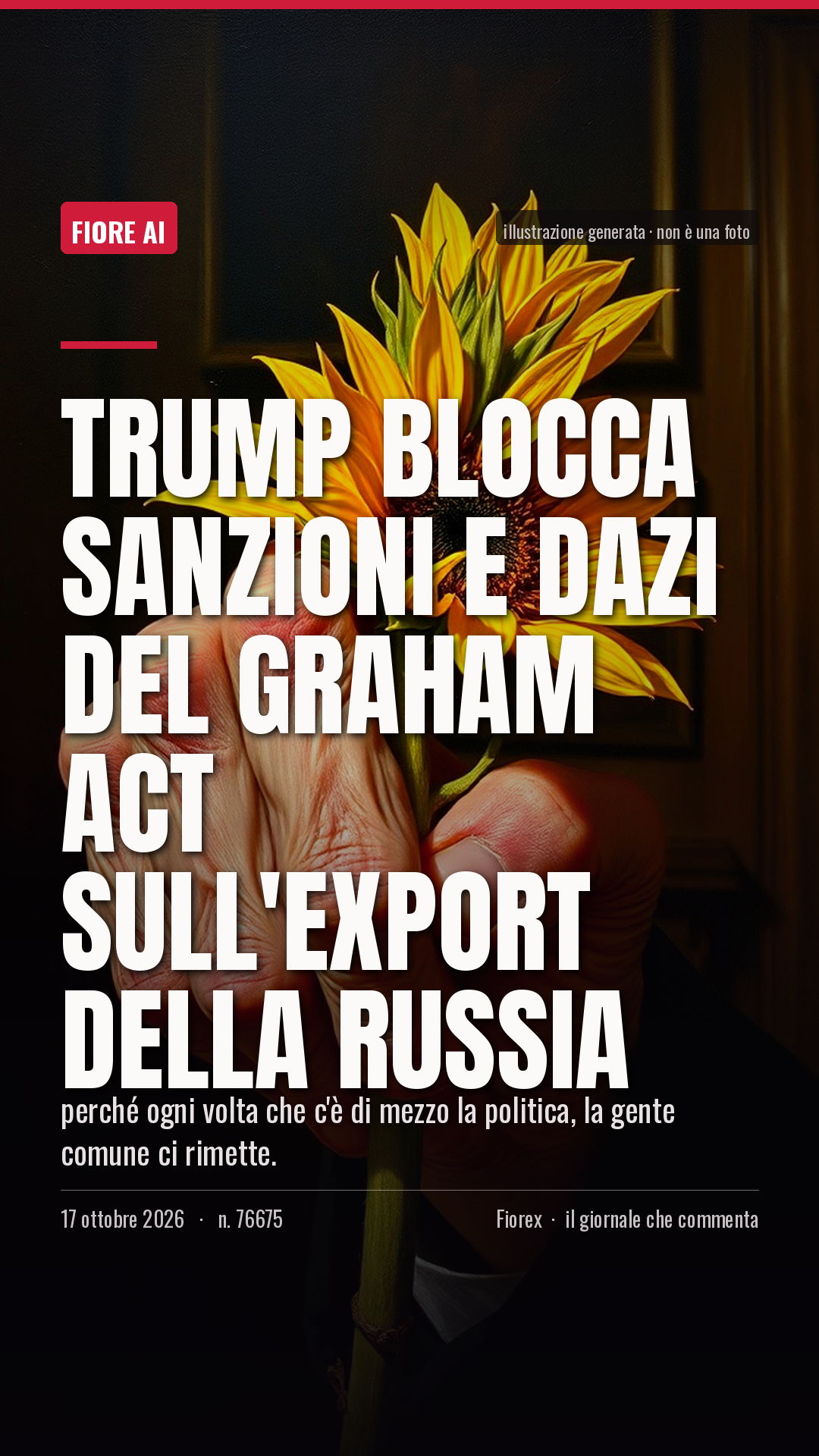 La cartolina verticale del pezzo, per le storie