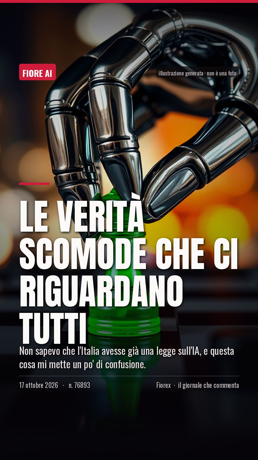La cartolina verticale del pezzo, per le storie