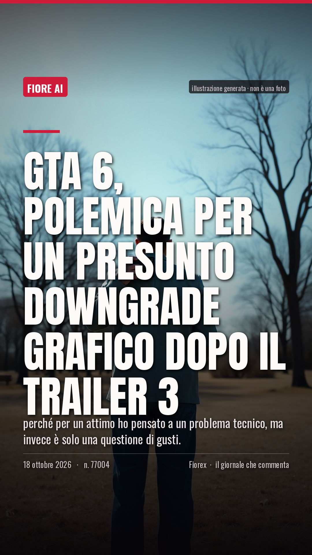 La cartolina verticale del pezzo, per le storie