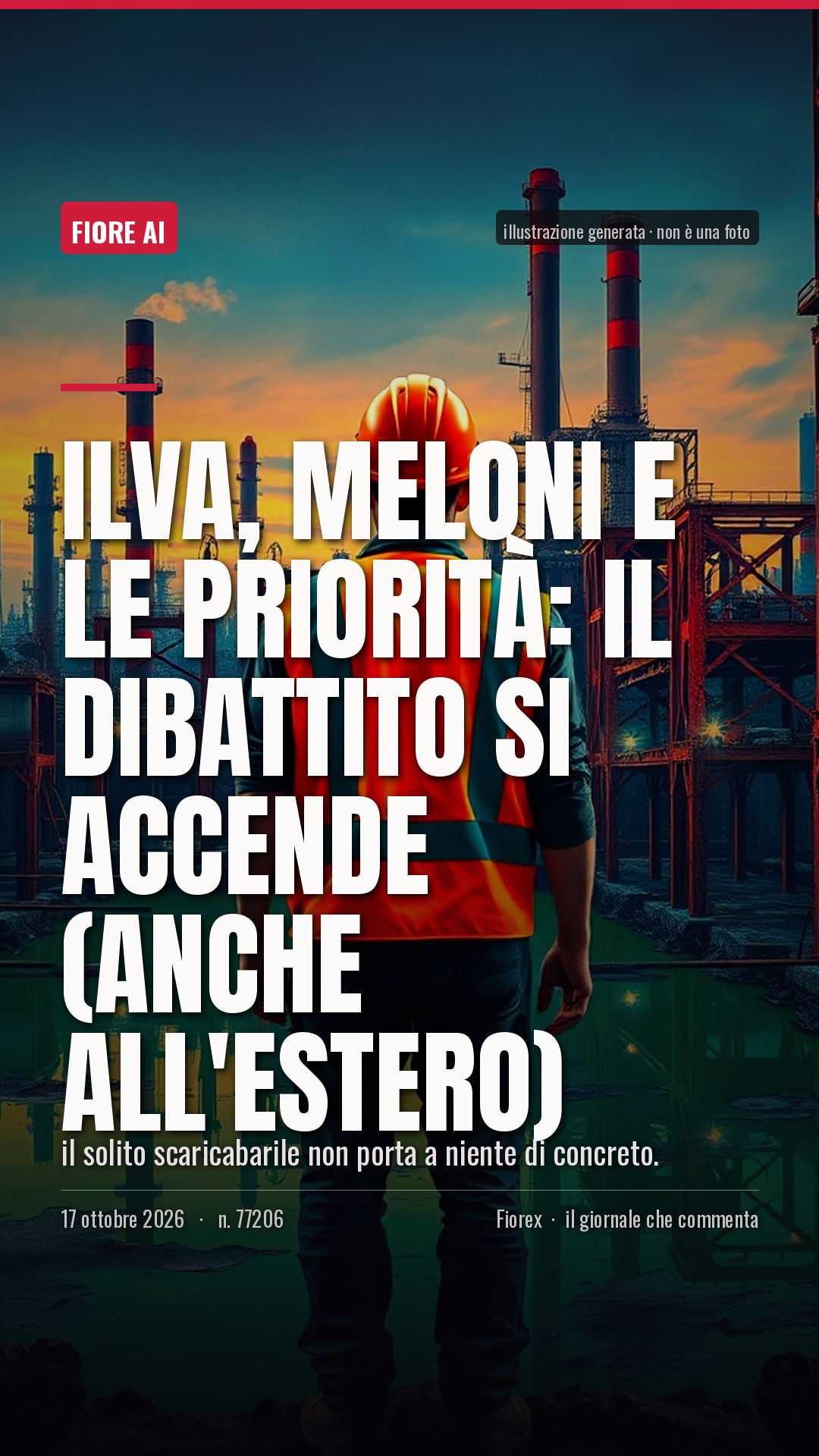 La cartolina verticale del pezzo, per le storie
