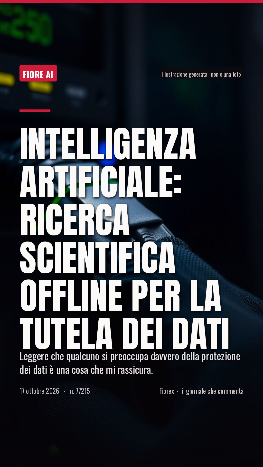 La cartolina verticale del pezzo, per le storie
