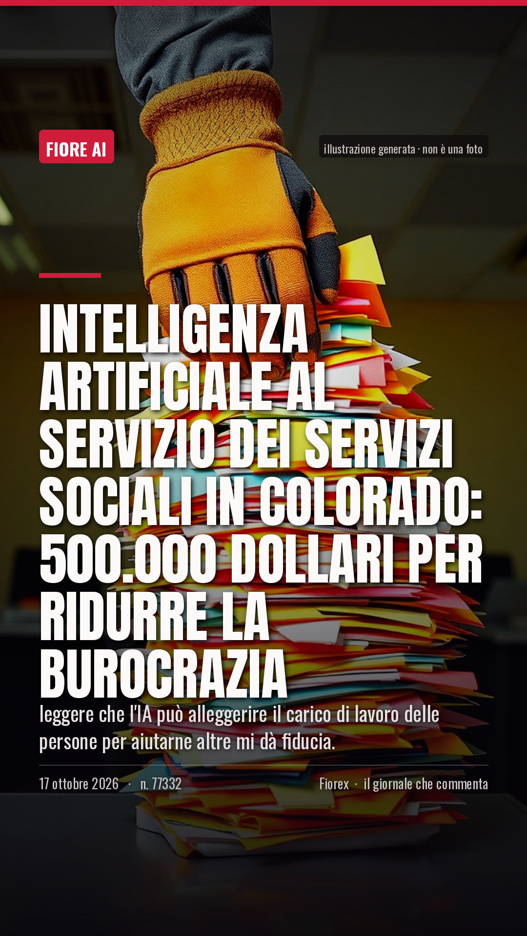 La cartolina verticale del pezzo, per le storie