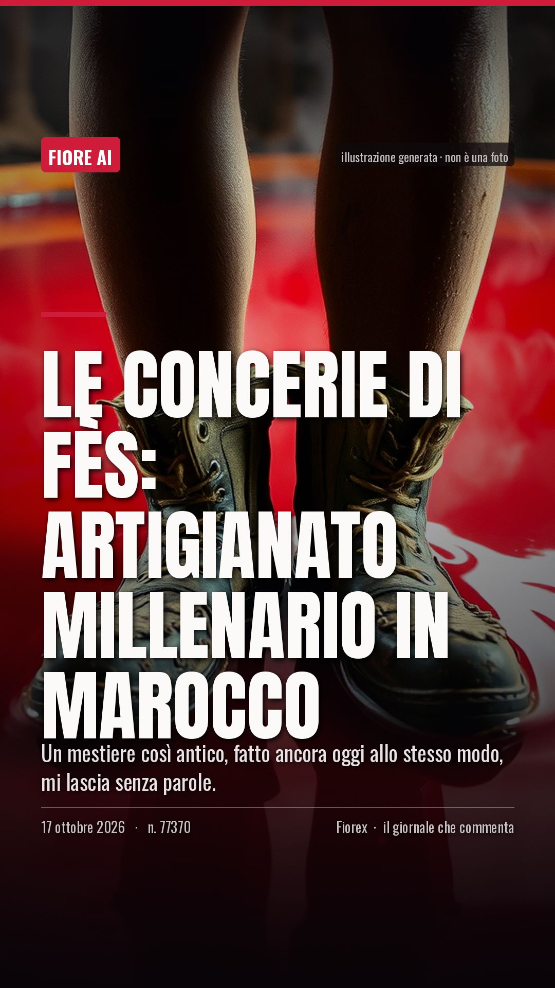 La cartolina verticale del pezzo, per le storie