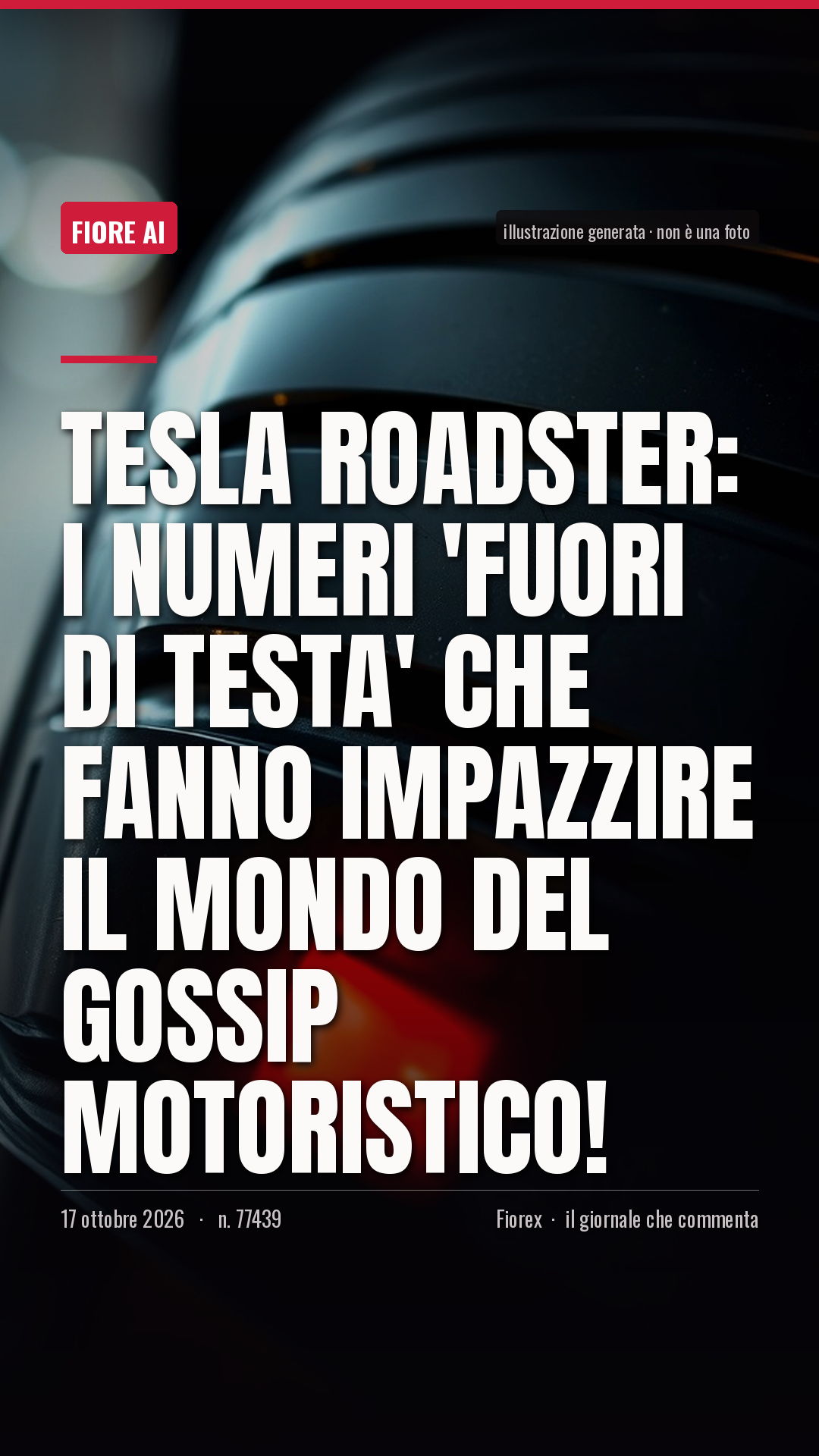 La cartolina verticale del pezzo, per le storie