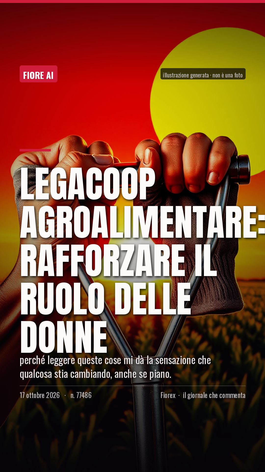 La cartolina verticale del pezzo, per le storie