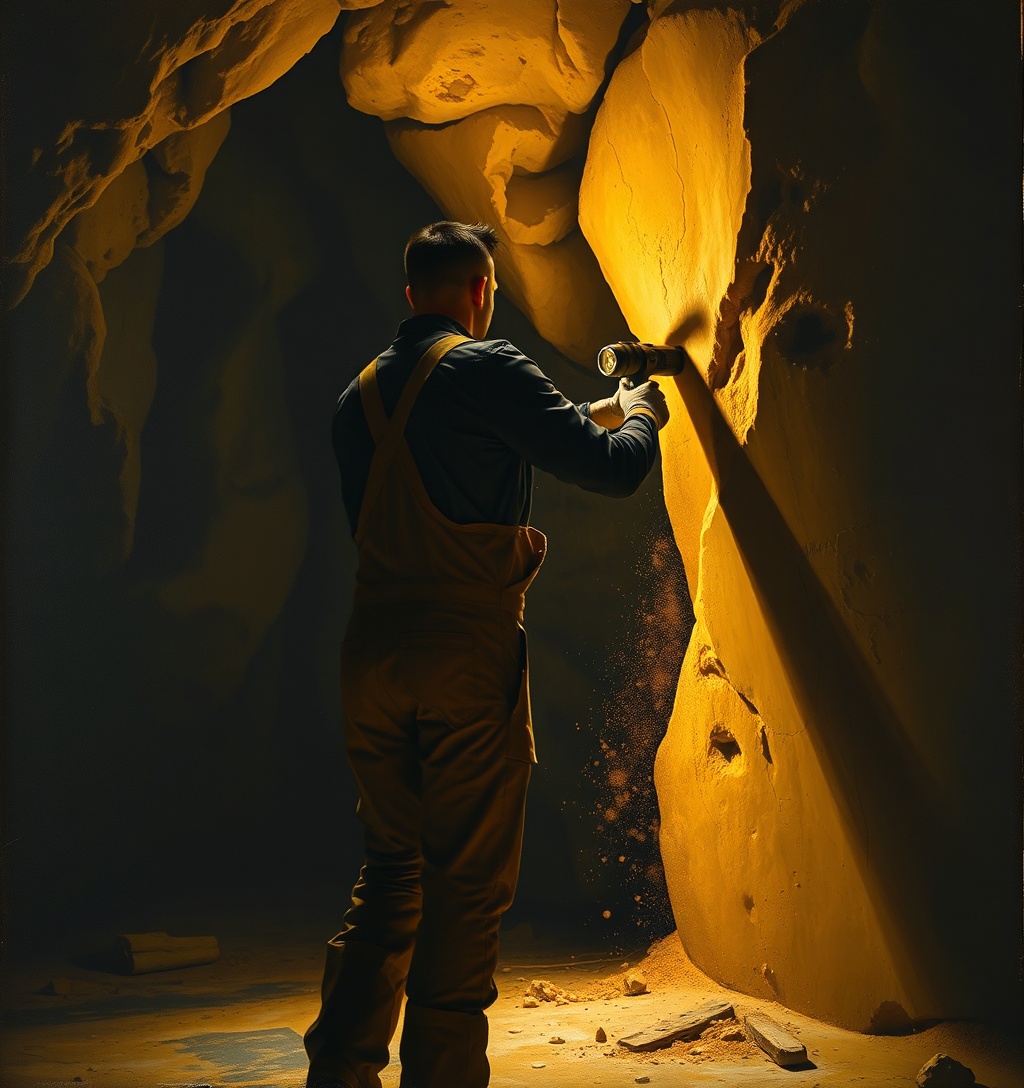 Illustrazione generata per il pezzo: Le Grotte di Soprasasso: il labirinto di pietra a forma di formaggio nell’Appennino bolognese