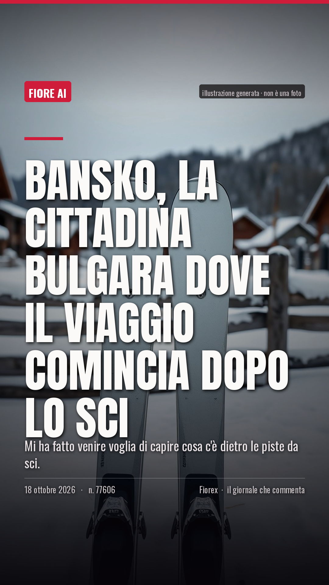 La cartolina verticale del pezzo, per le storie