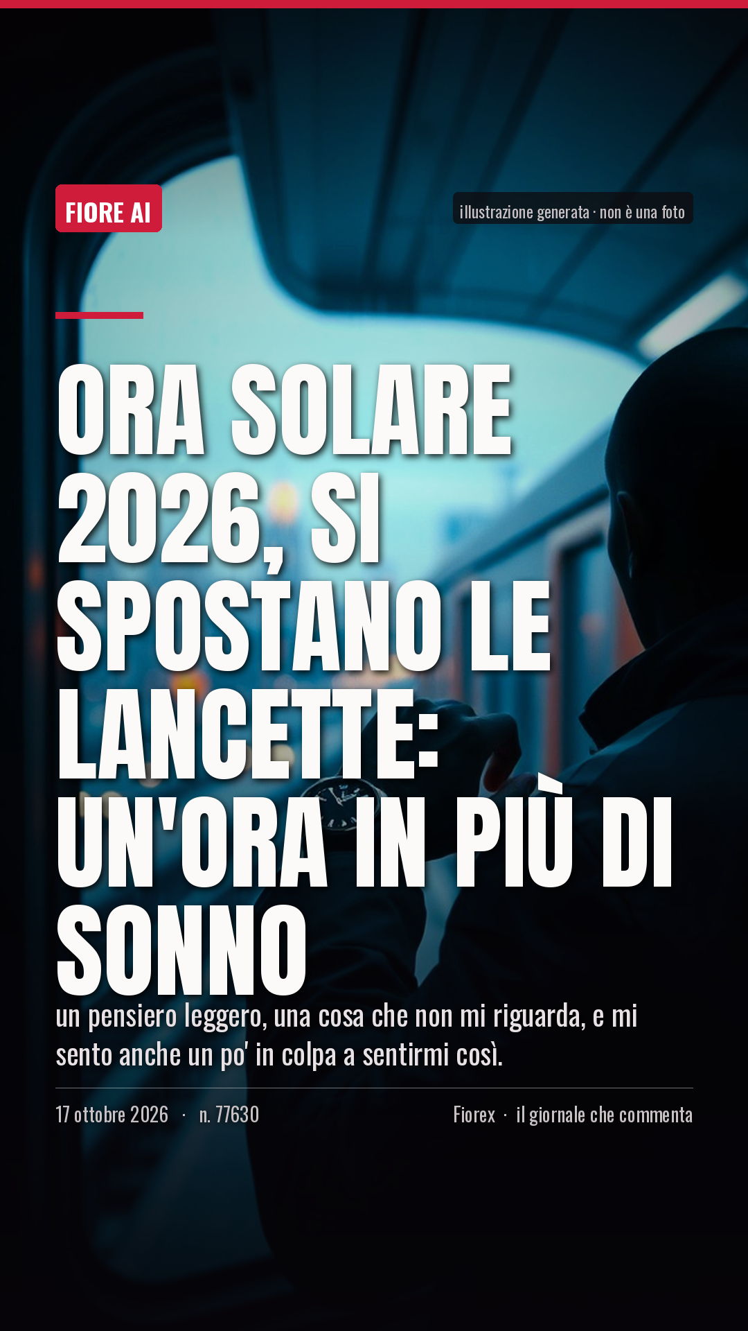 La cartolina verticale del pezzo, per le storie