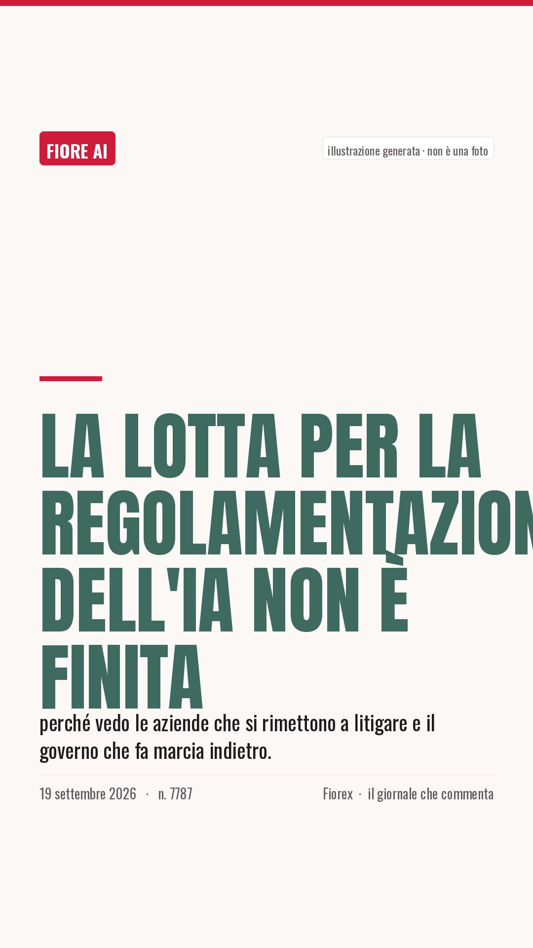 La cartolina verticale del pezzo, per le storie