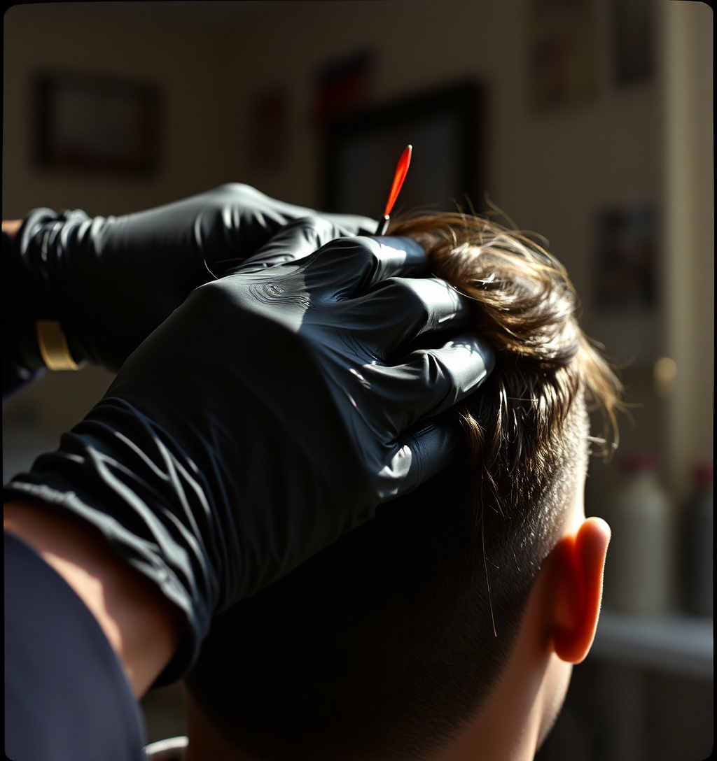 Illustrazione generata per il pezzo: 3 tagli per domare i capelli spessi