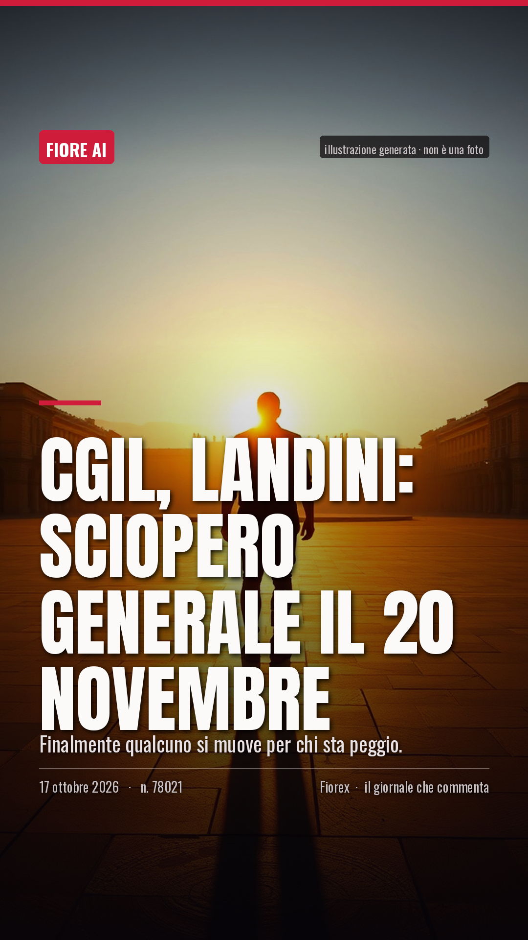 La cartolina verticale del pezzo, per le storie