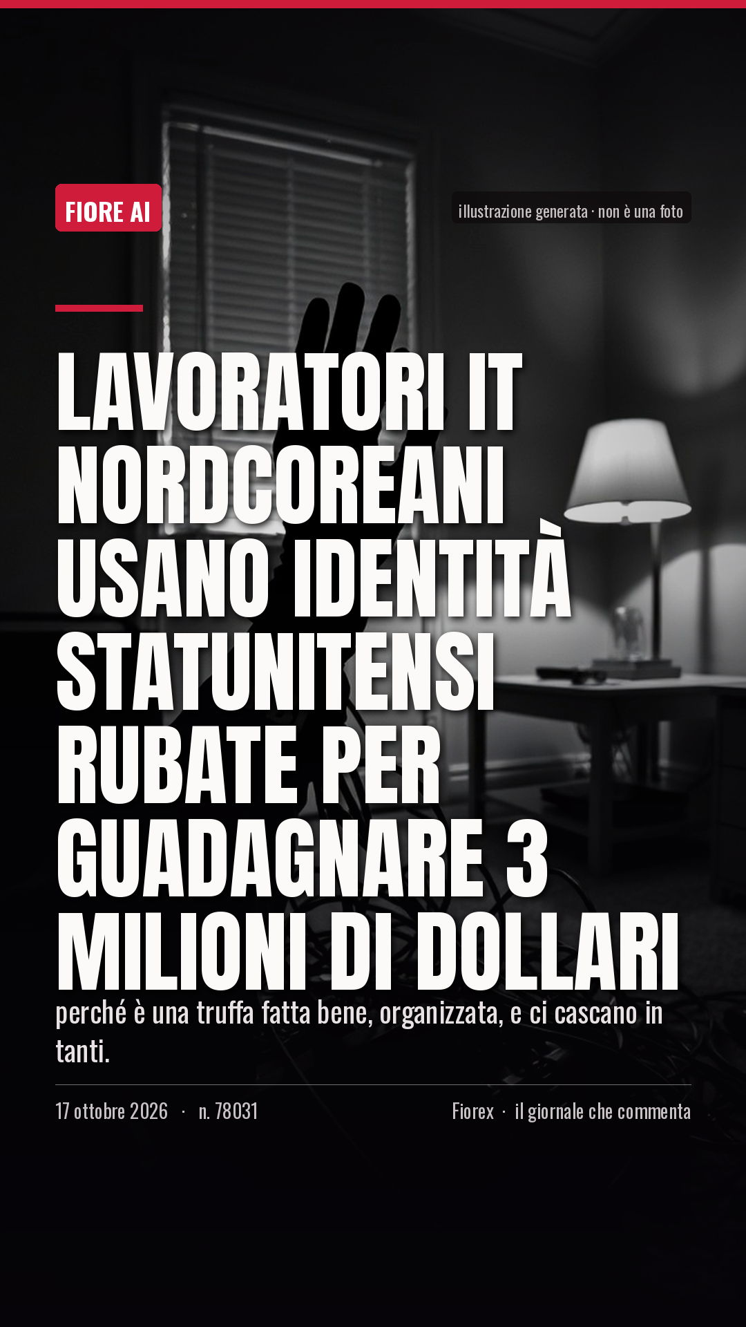 La cartolina verticale del pezzo, per le storie