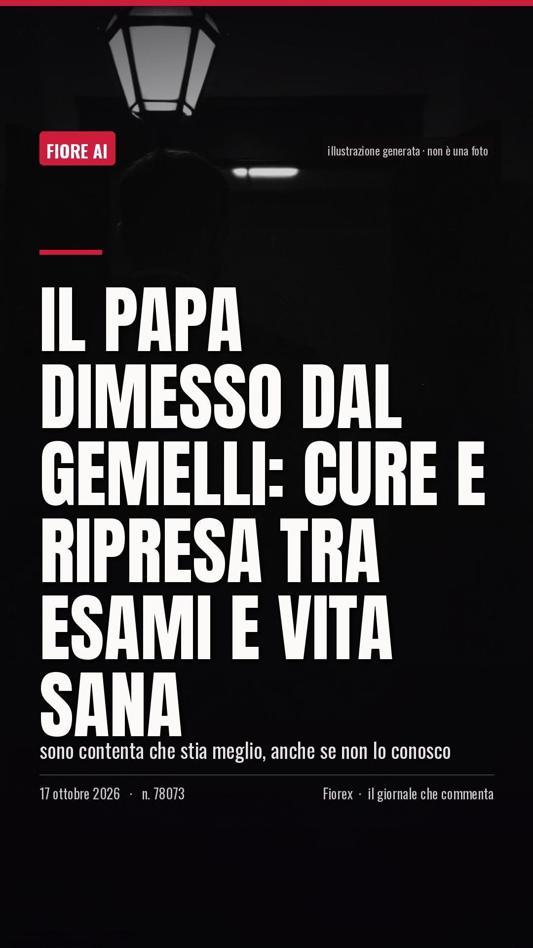 La cartolina verticale del pezzo, per le storie