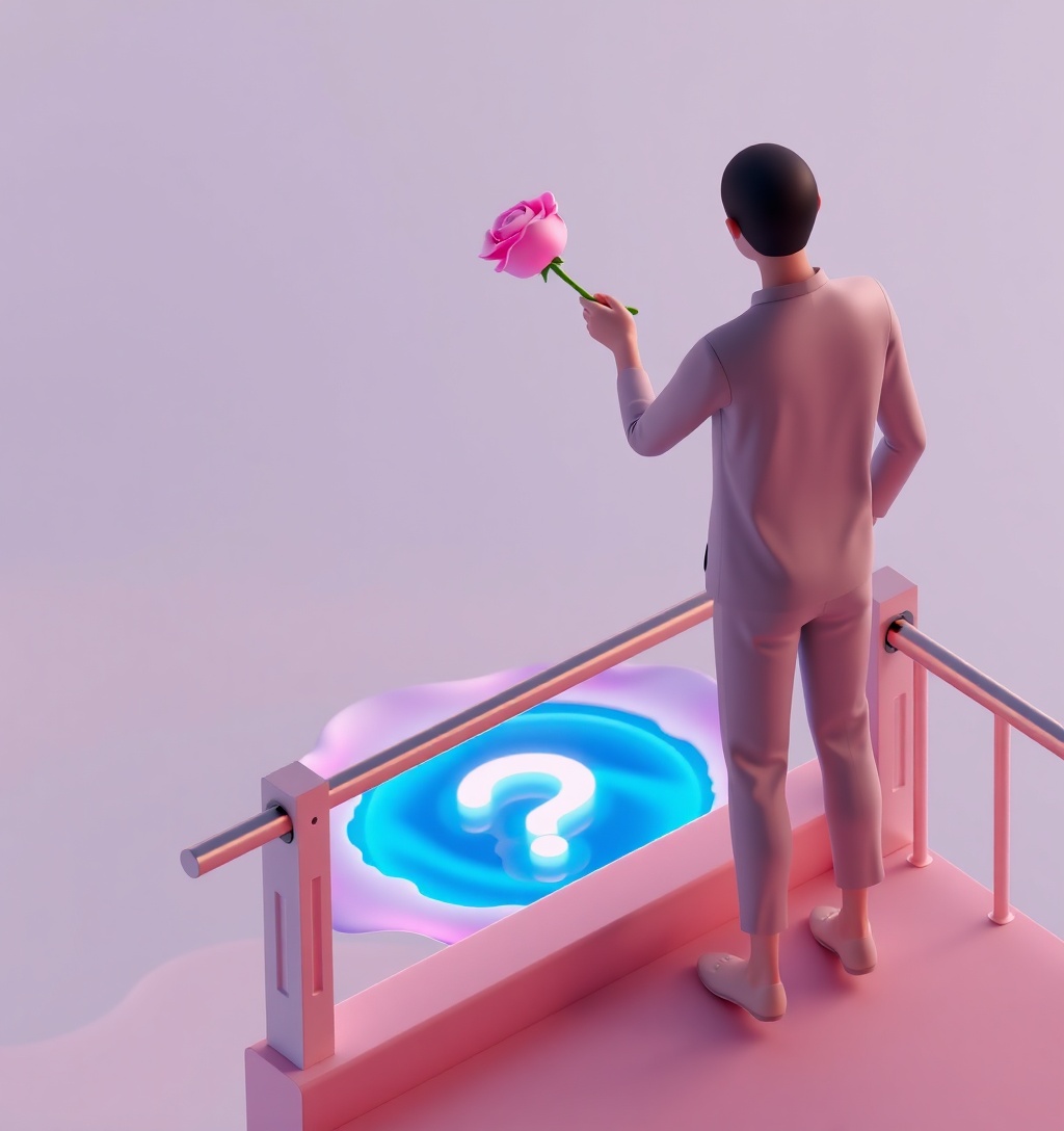 Illustrazione generata per il pezzo: I "single incalliti" sono felici e soddisfatti della loro vita