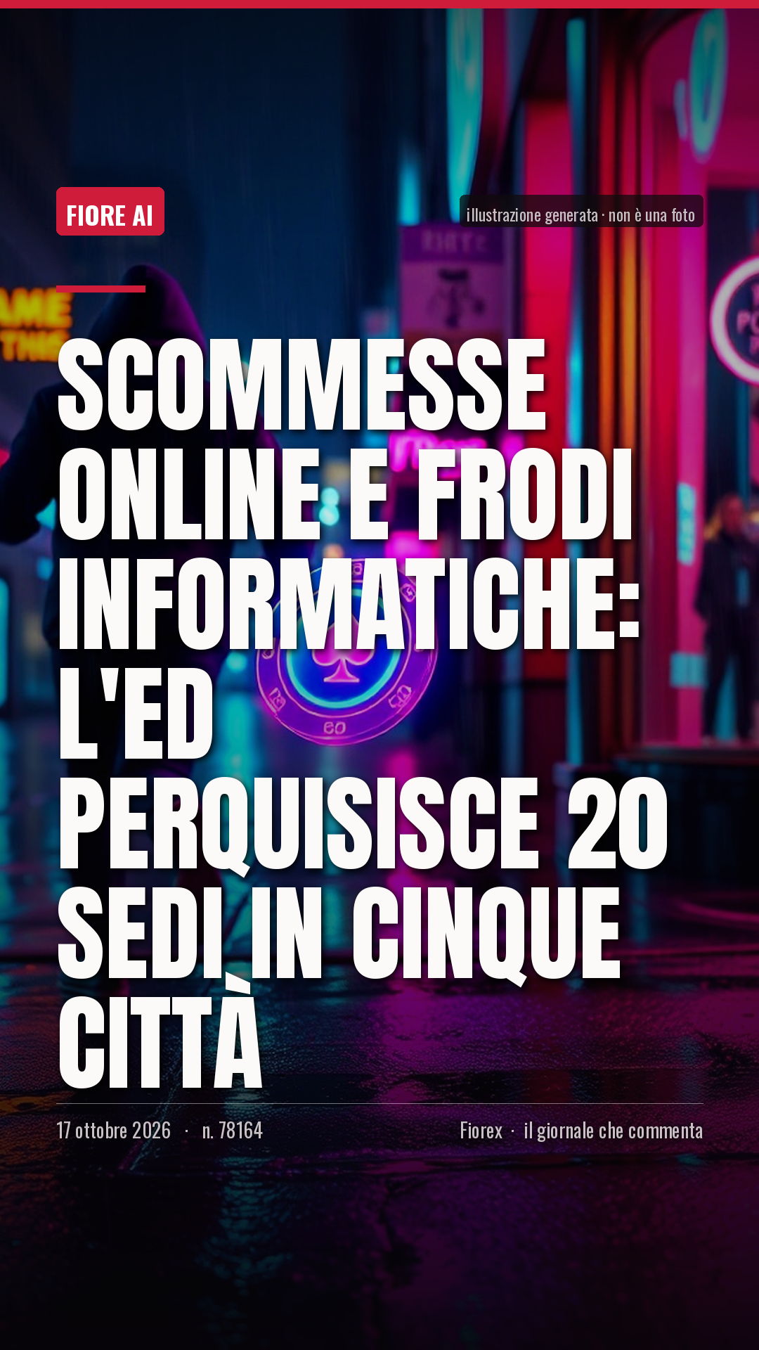 La cartolina verticale del pezzo, per le storie