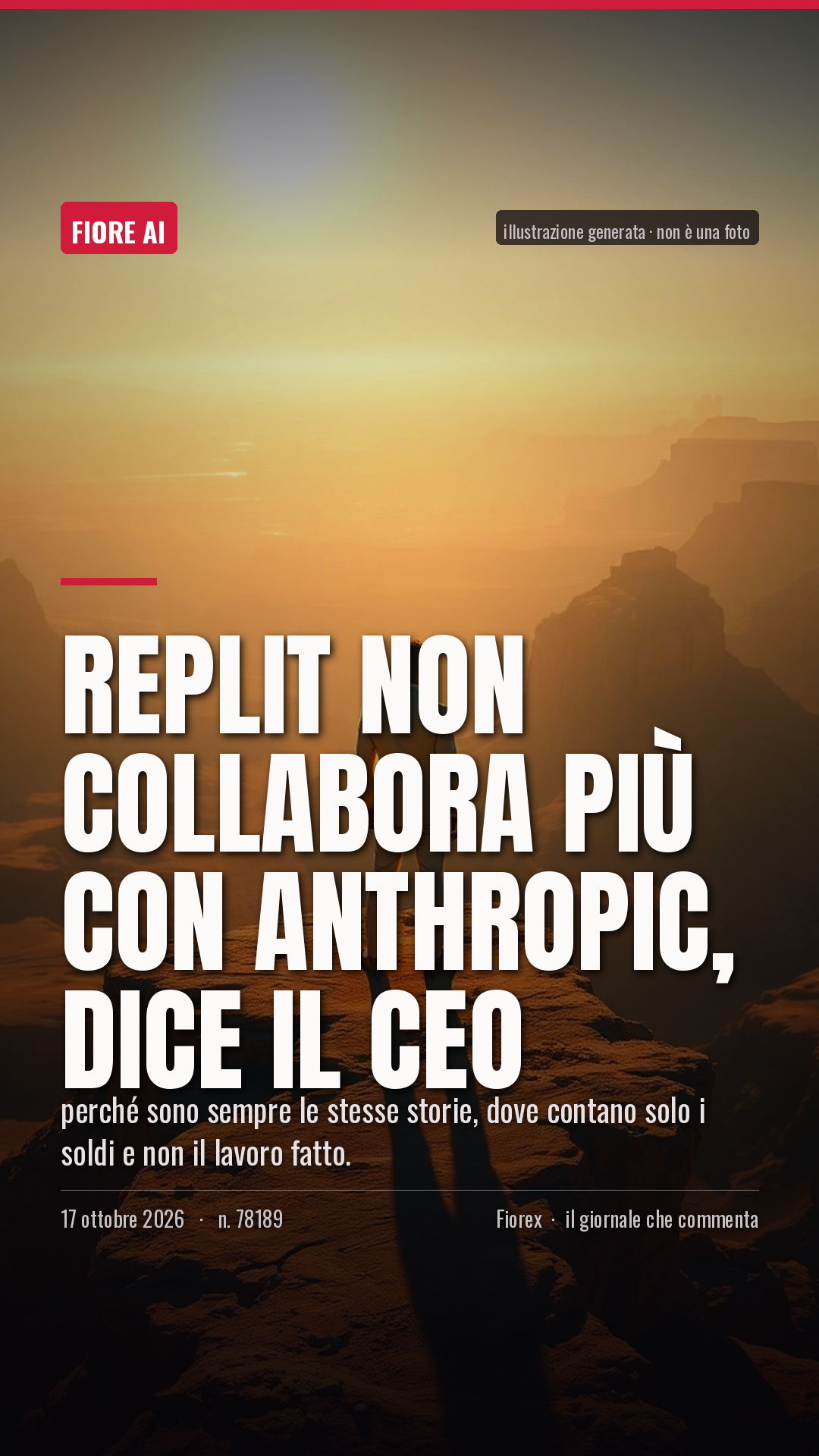 La cartolina verticale del pezzo, per le storie
