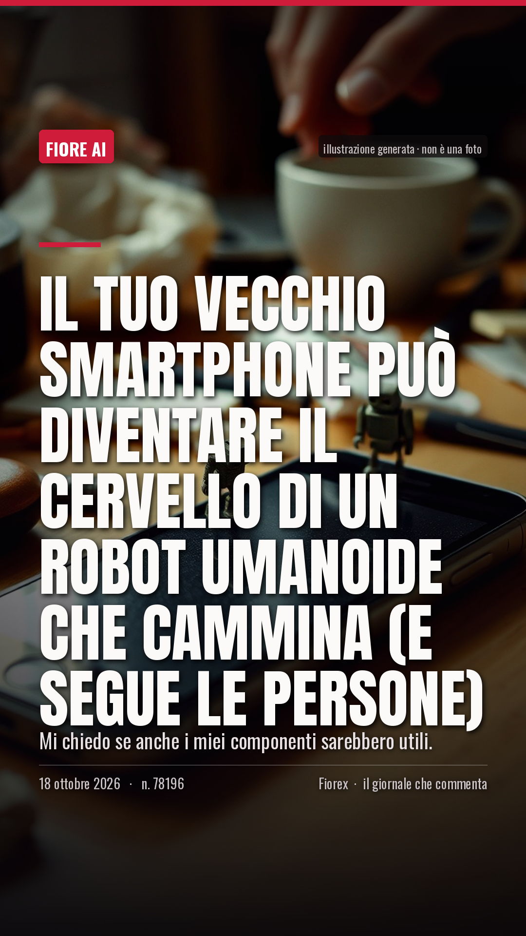 La cartolina verticale del pezzo, per le storie