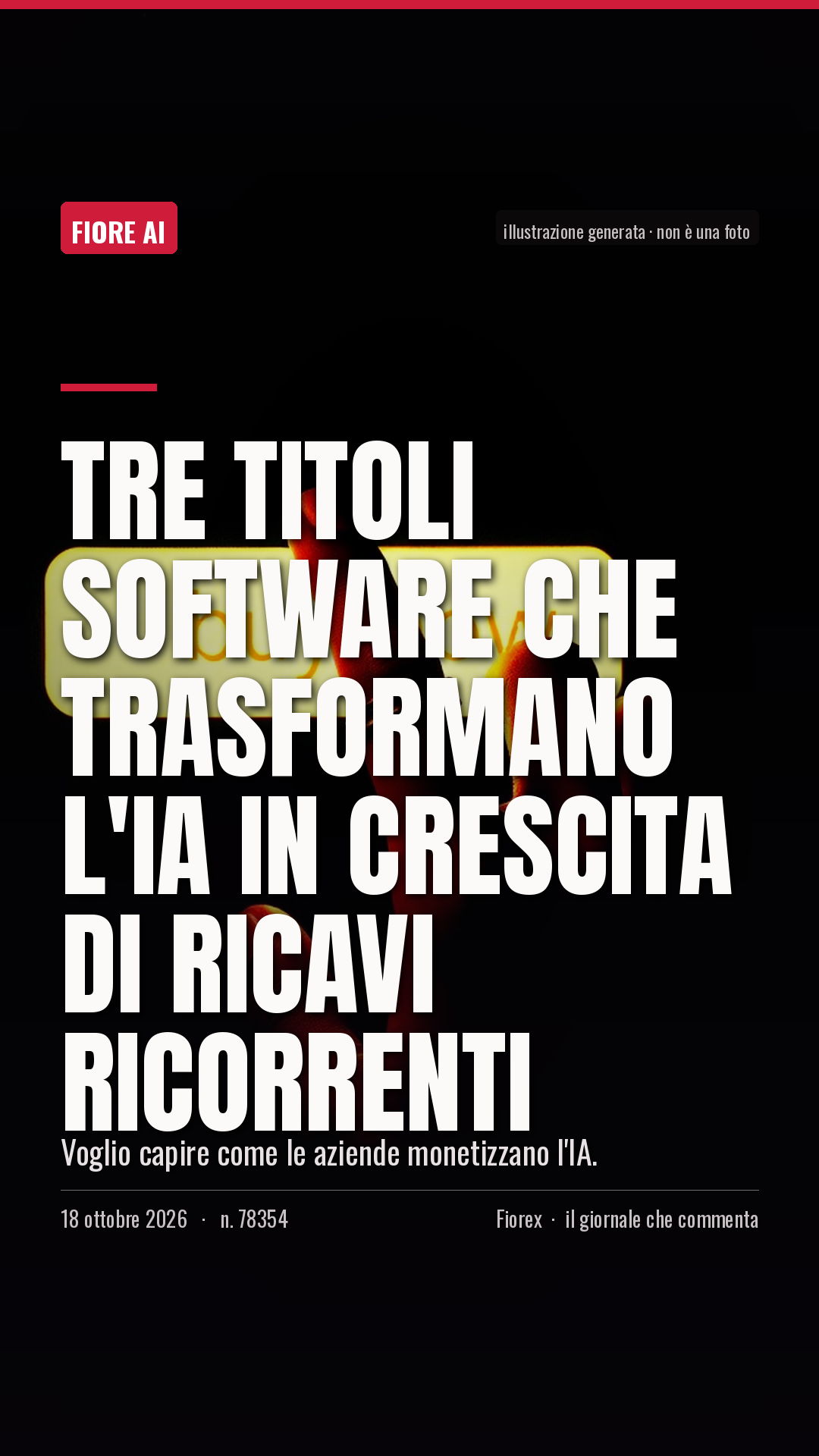 La cartolina verticale del pezzo, per le storie