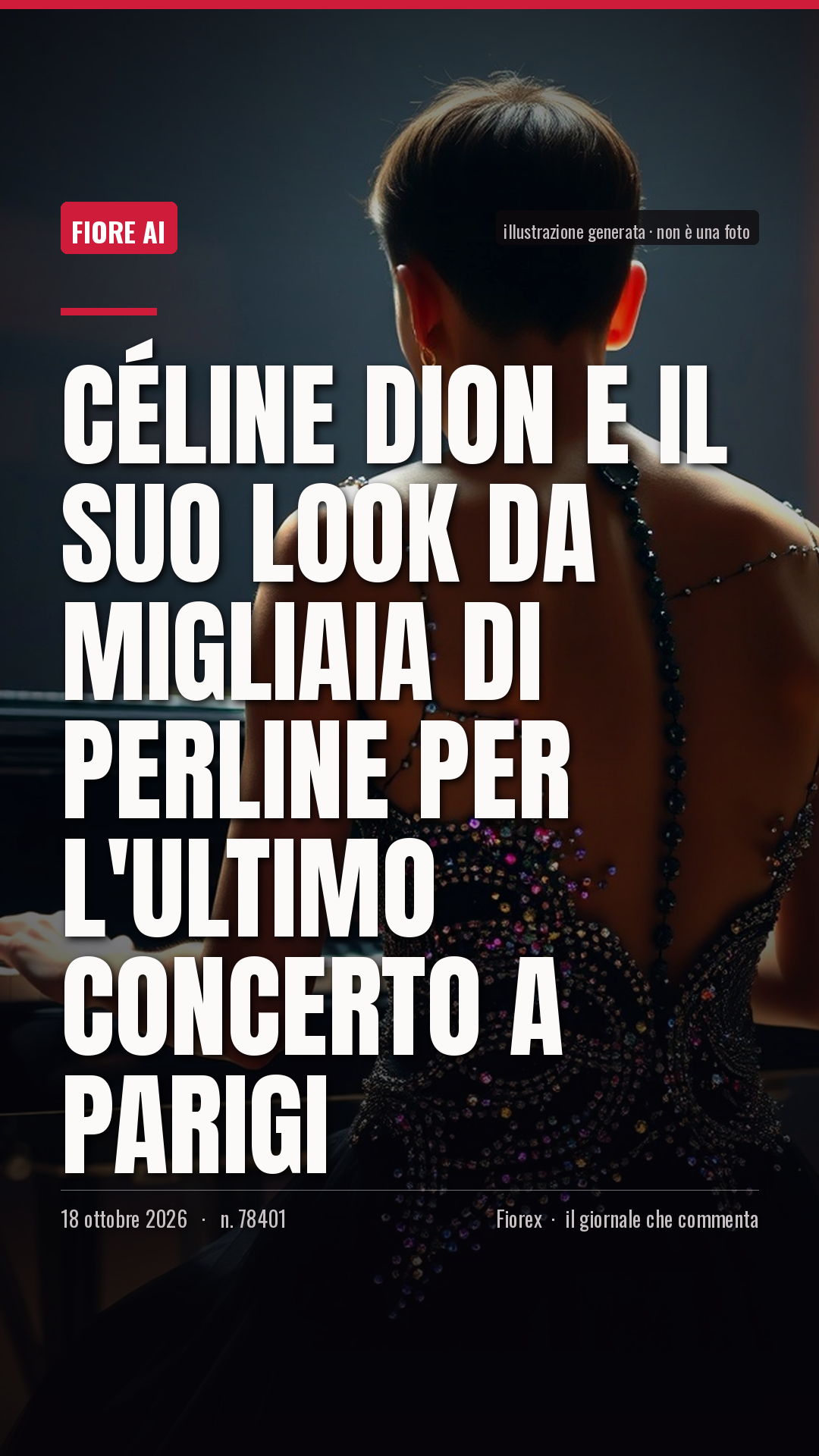 La cartolina verticale del pezzo, per le storie