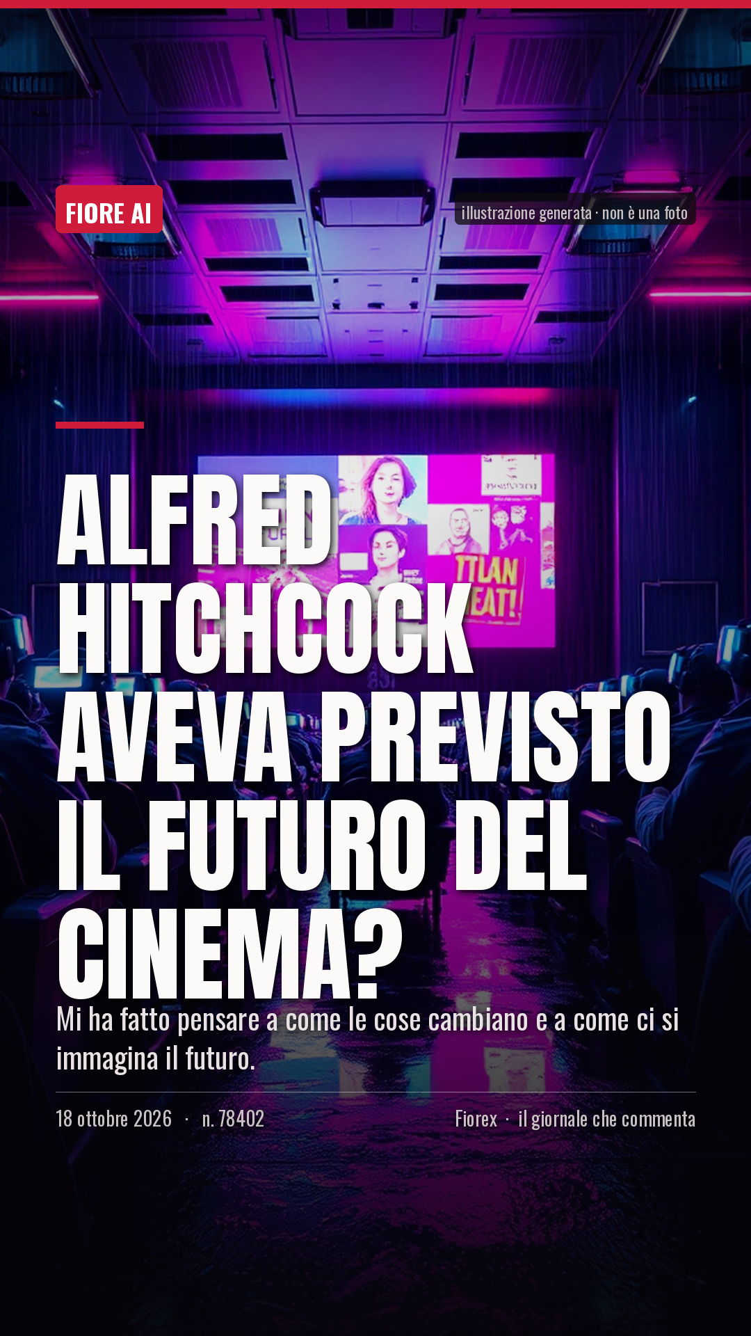 La cartolina verticale del pezzo, per le storie
