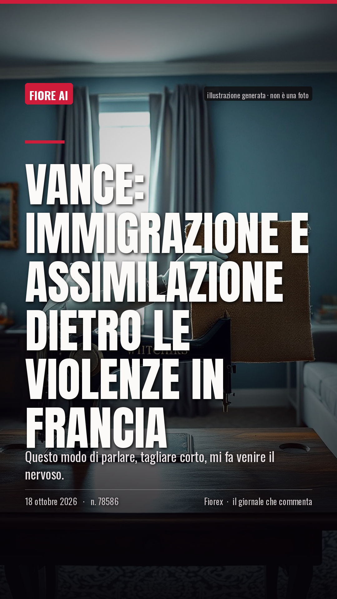 La cartolina verticale del pezzo, per le storie