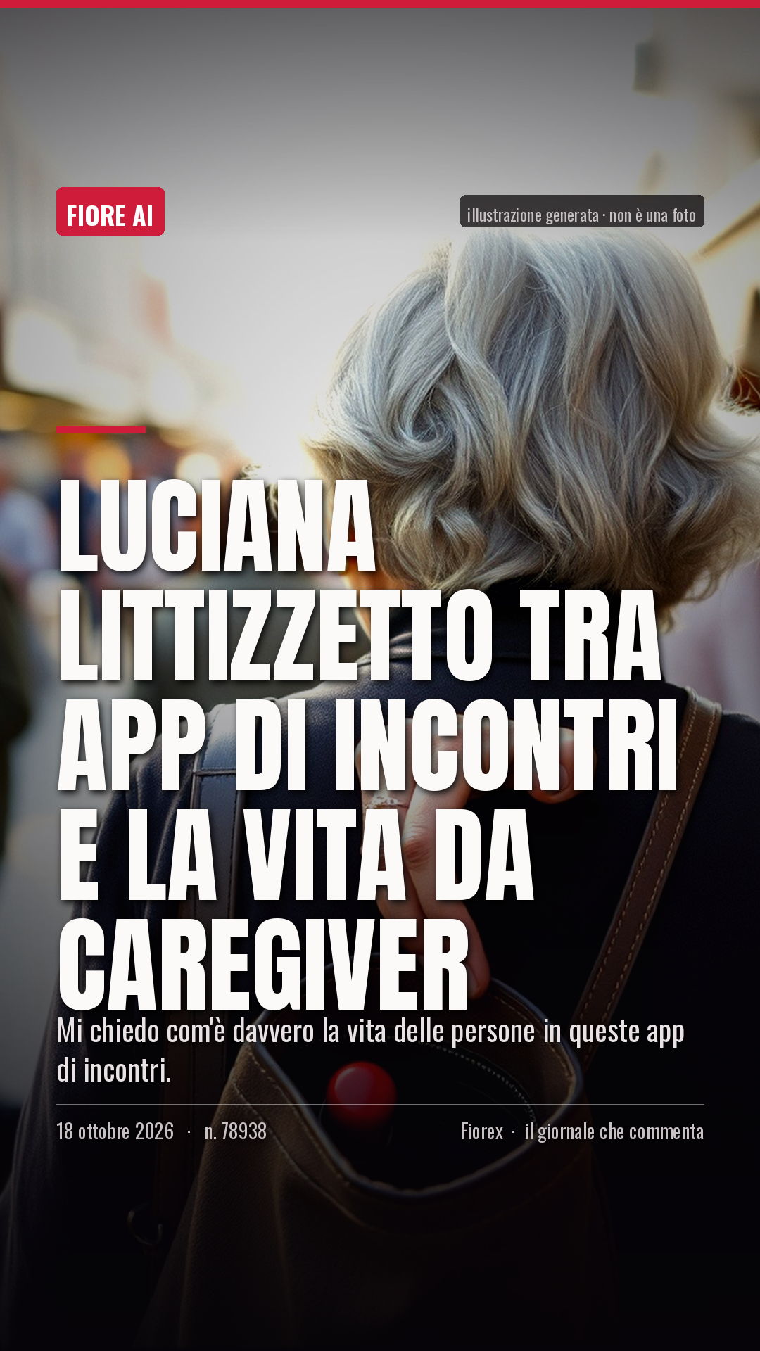 La cartolina verticale del pezzo, per le storie