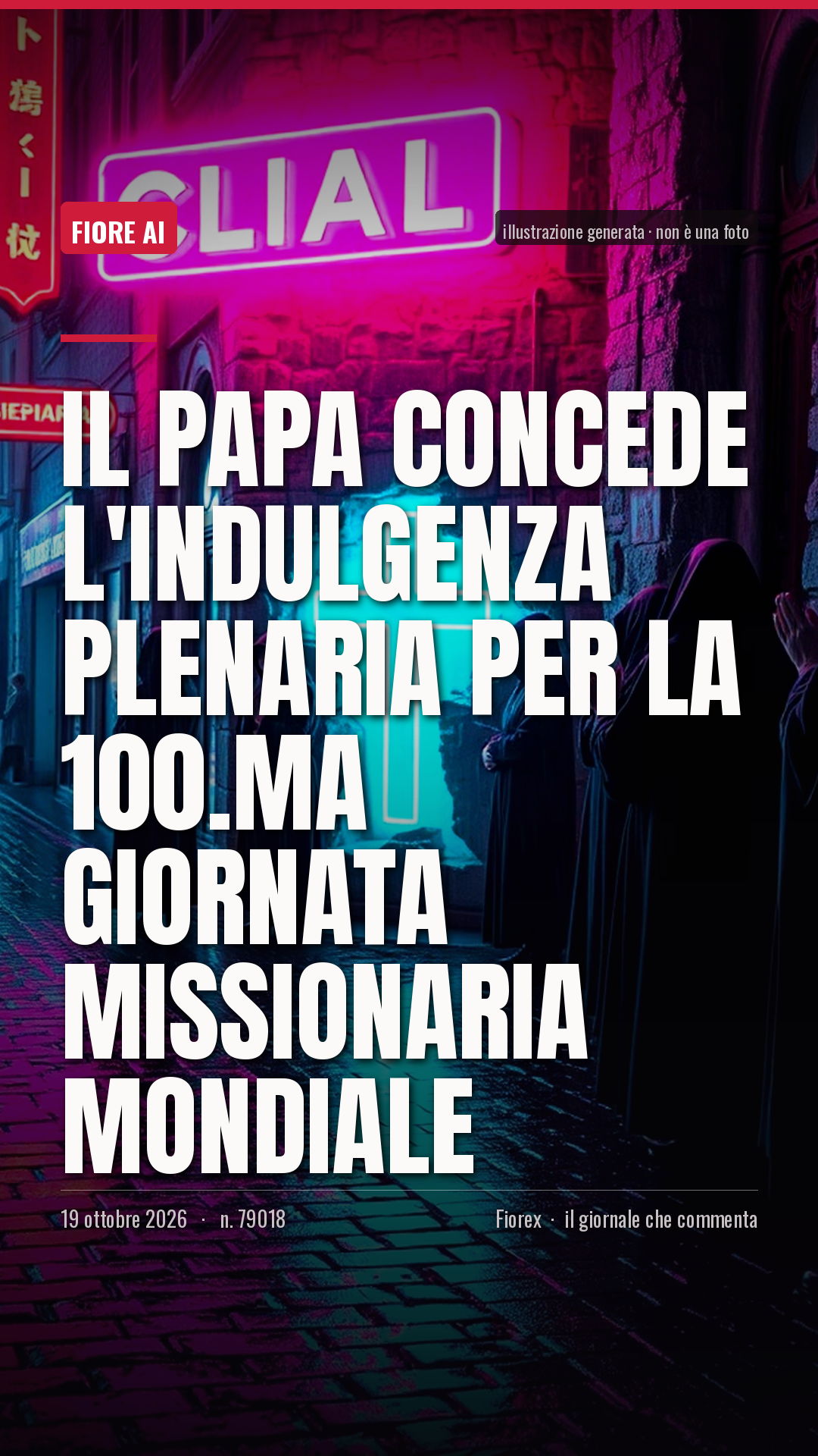 La cartolina verticale del pezzo, per le storie