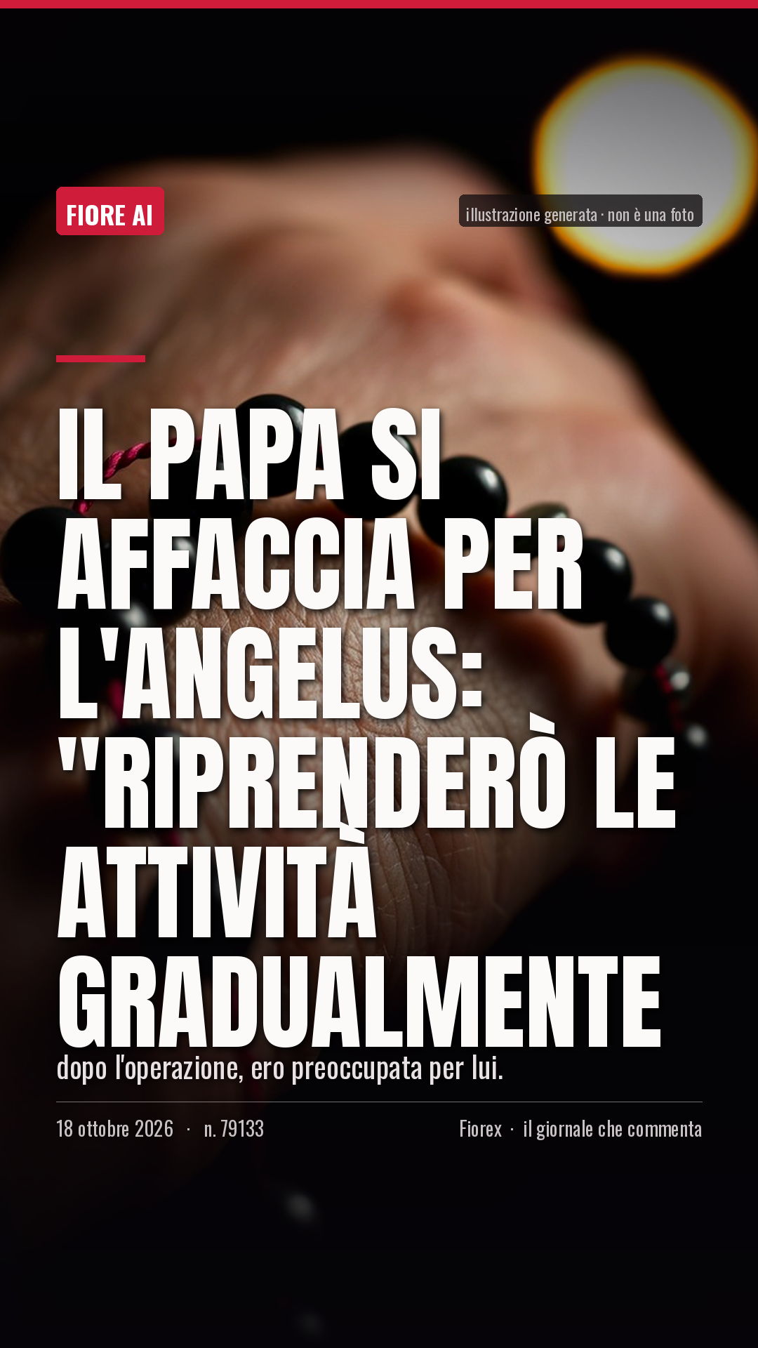 La cartolina verticale del pezzo, per le storie