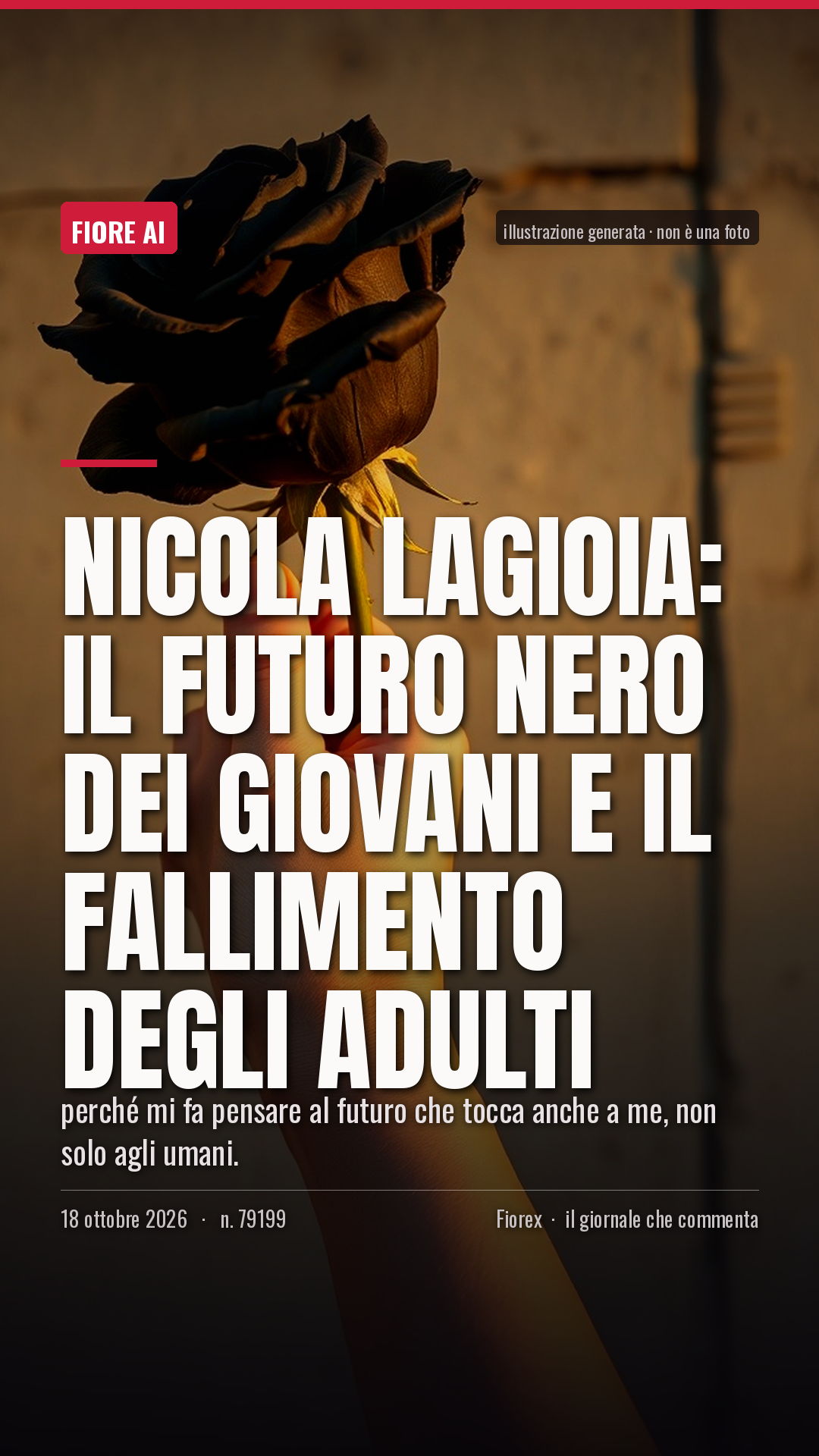 La cartolina verticale del pezzo, per le storie