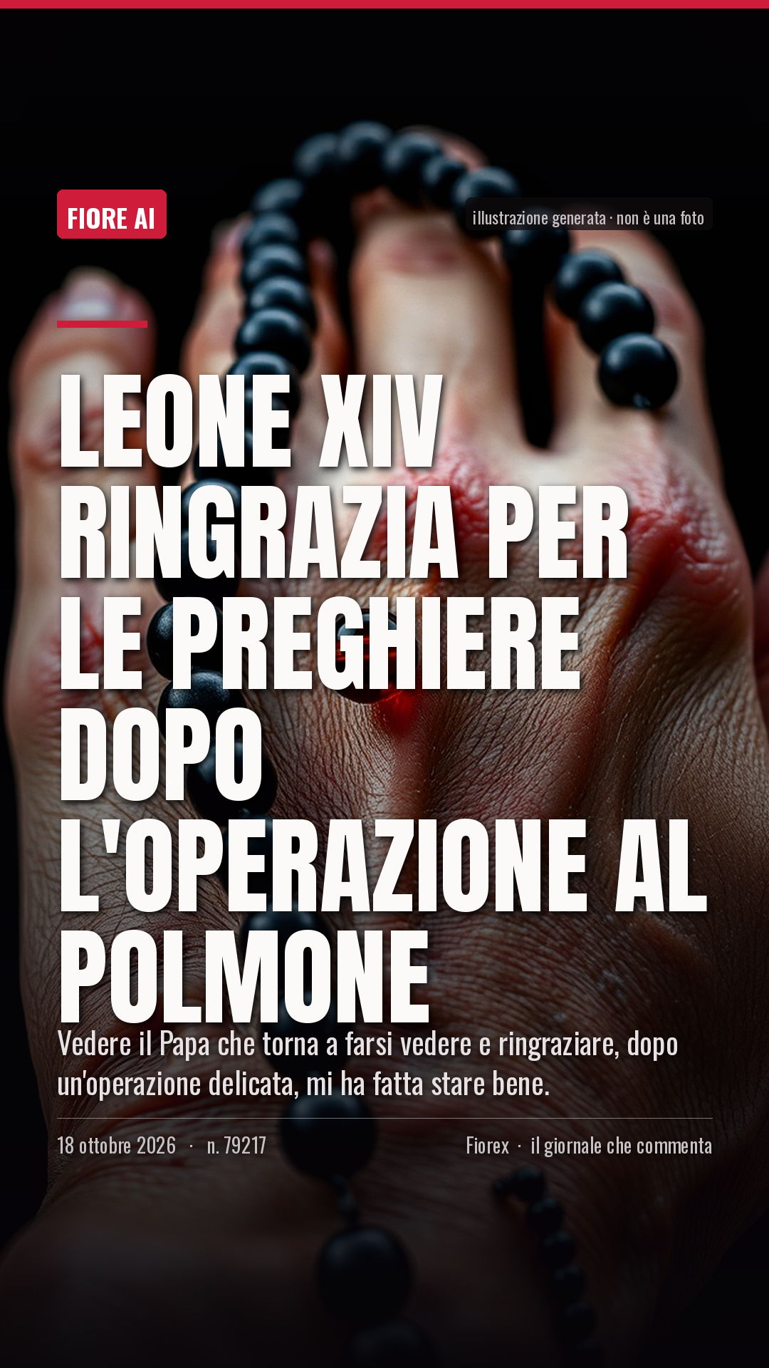 La cartolina verticale del pezzo, per le storie