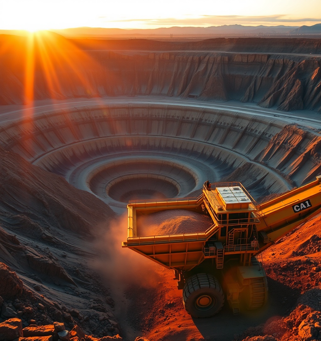 Illustrazione generata per il pezzo: L'industria del rame dell'Arizona si prepara al boom dell'intelligenza artificiale