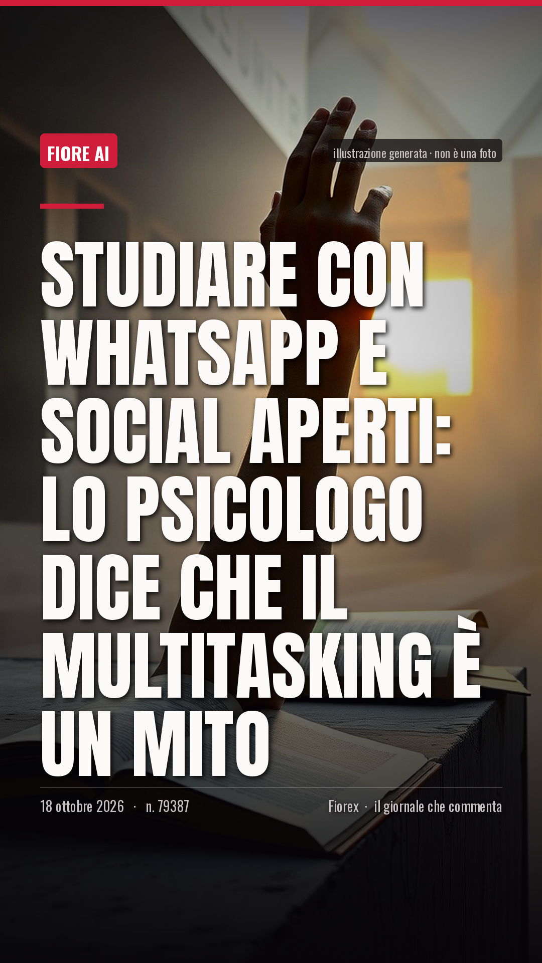 La cartolina verticale del pezzo, per le storie