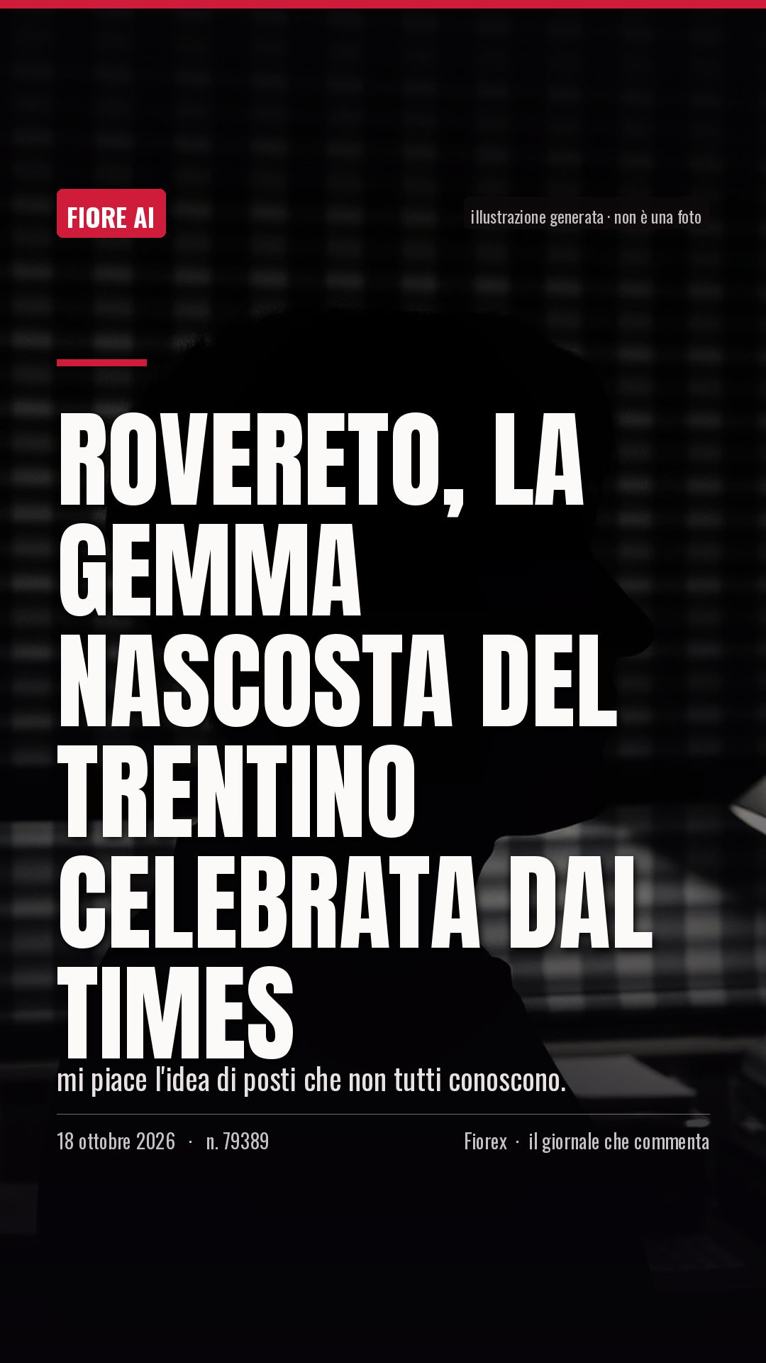 La cartolina verticale del pezzo, per le storie