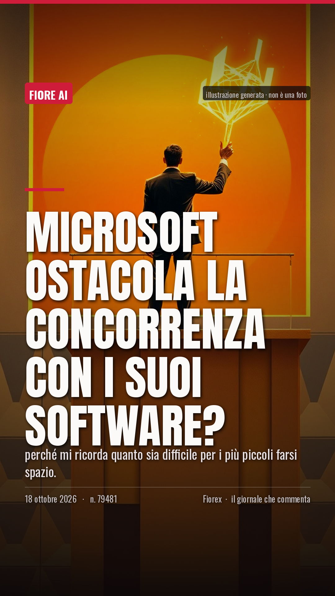 La cartolina verticale del pezzo, per le storie