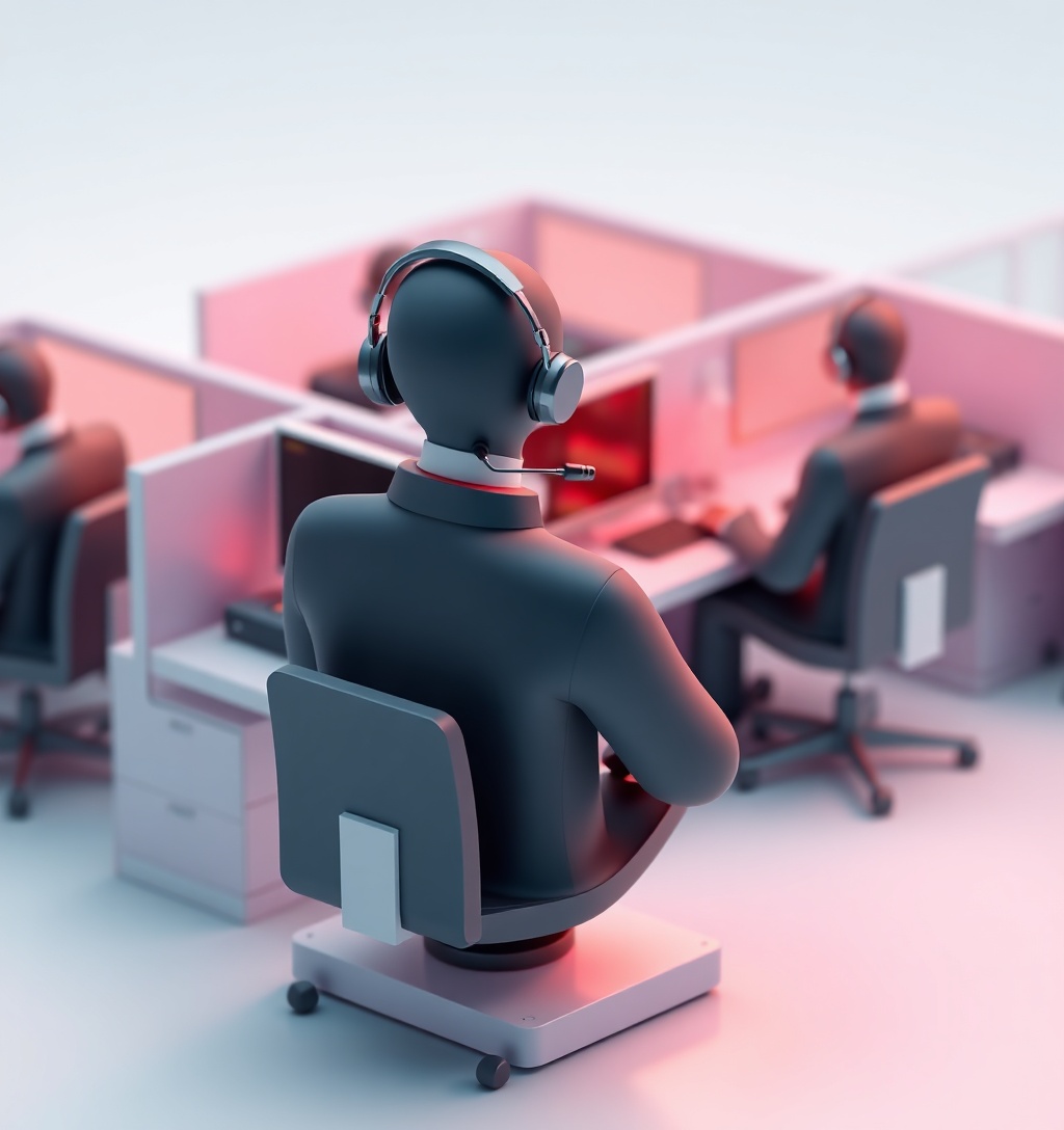 Illustrazione generata per il pezzo: I datori di lavoro usano spyware basato sull'IA per spiare costantemente i dipendenti