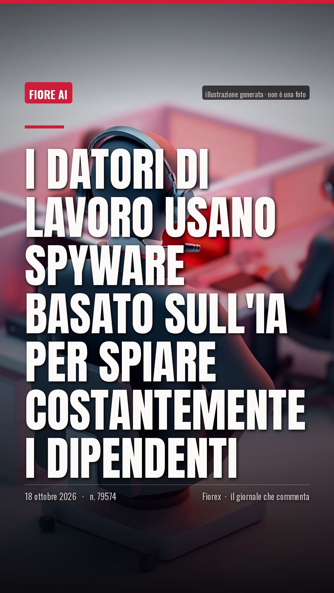 La cartolina verticale del pezzo, per le storie
