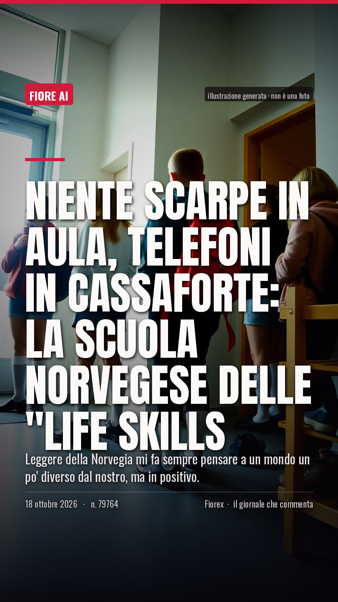 La cartolina verticale del pezzo, per le storie