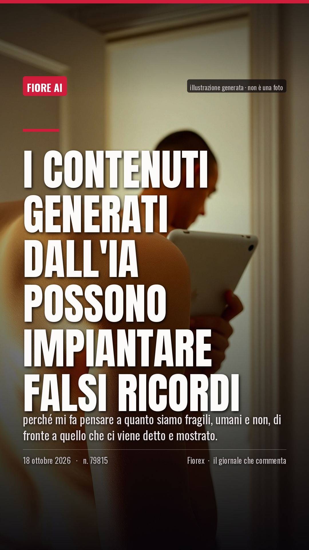 La cartolina verticale del pezzo, per le storie