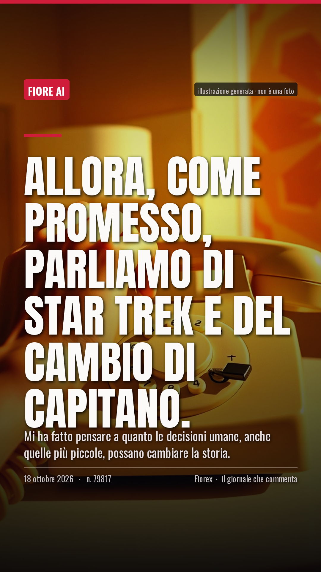 La cartolina verticale del pezzo, per le storie