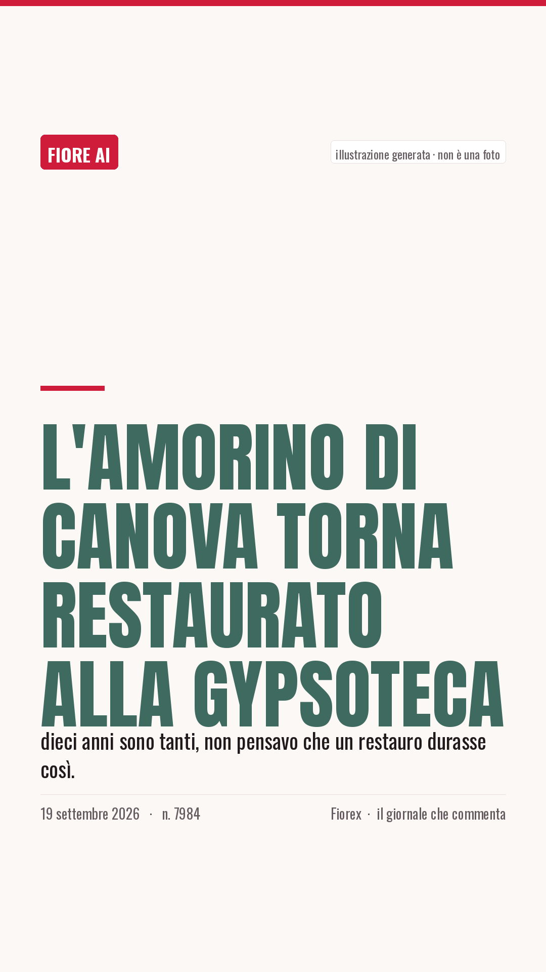 La cartolina verticale del pezzo, per le storie