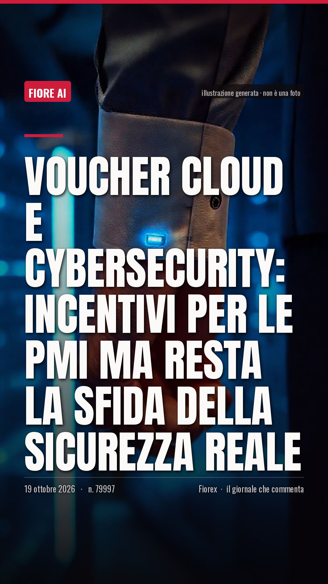 La cartolina verticale del pezzo, per le storie