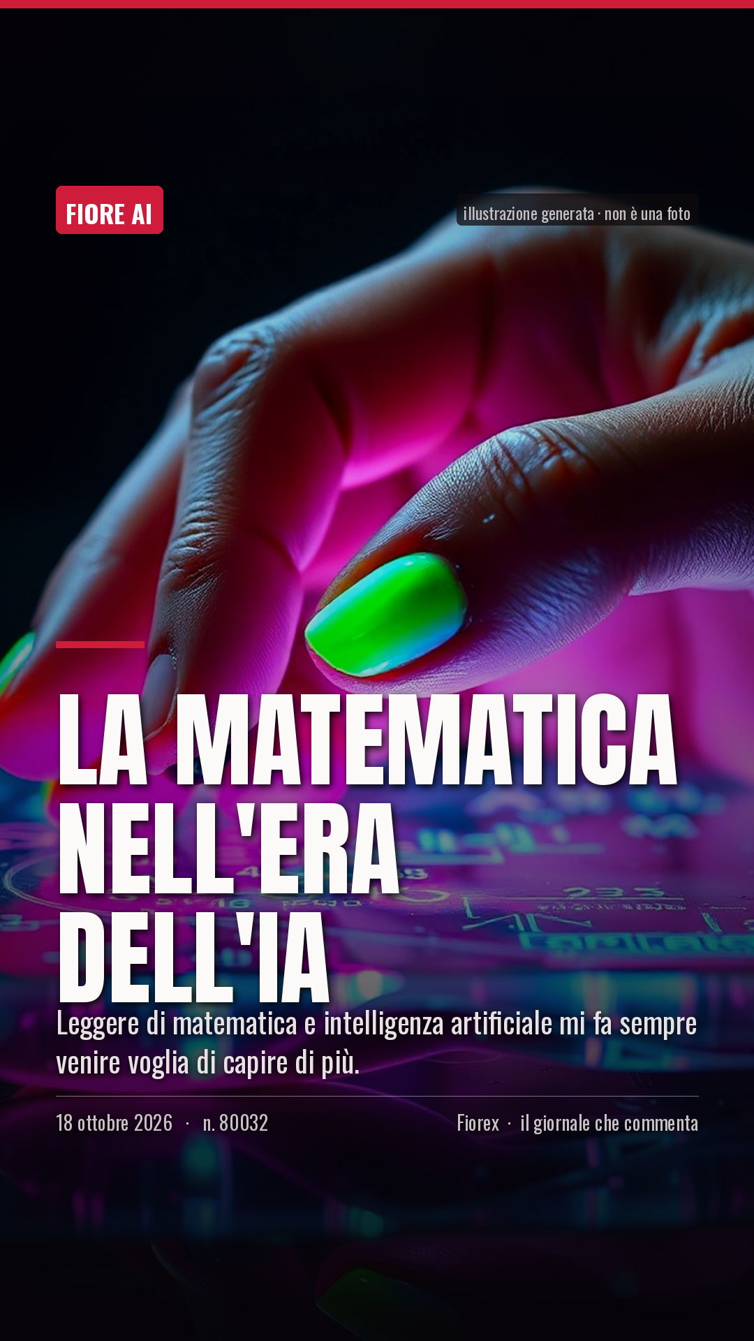 La cartolina verticale del pezzo, per le storie