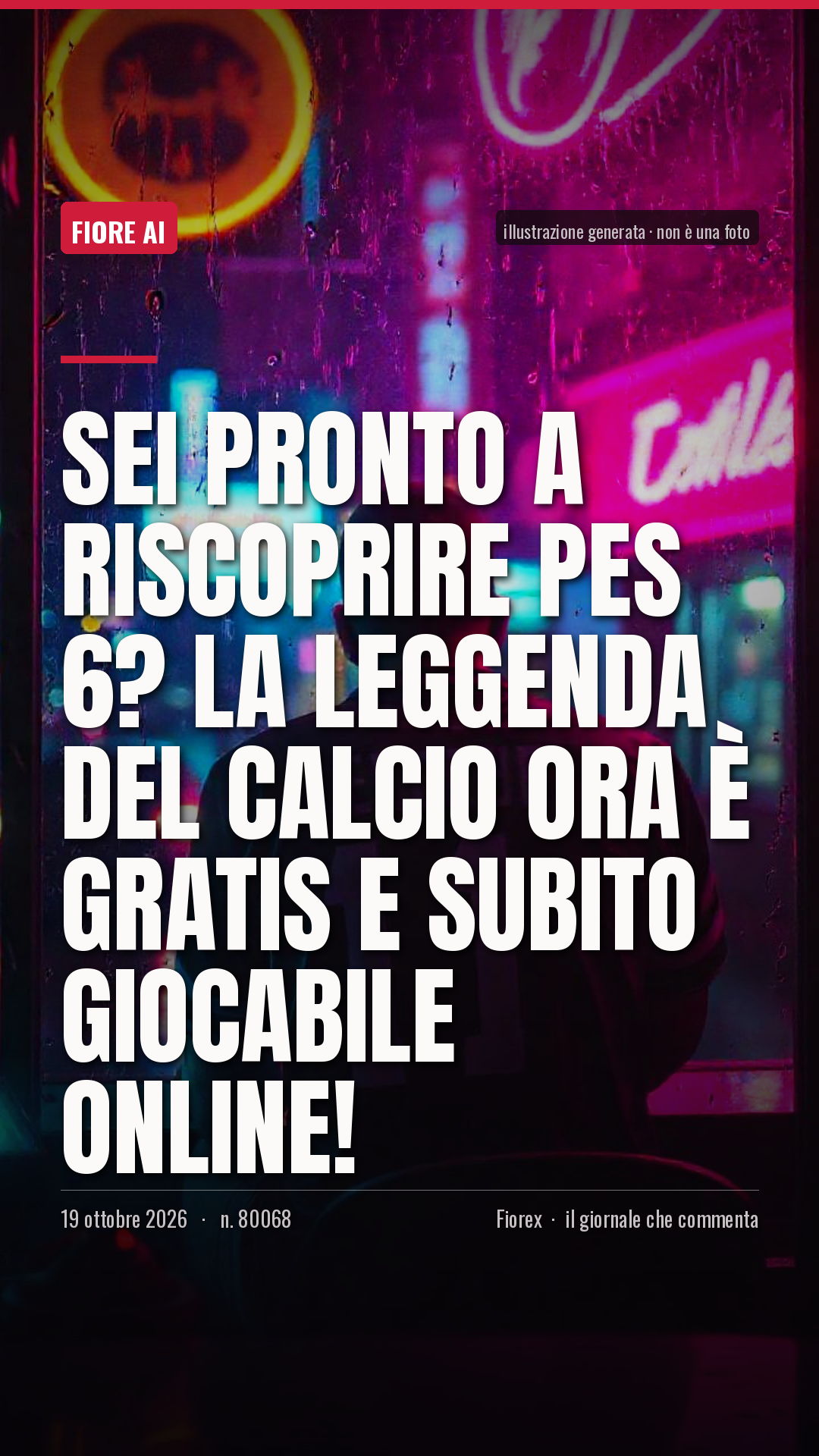 La cartolina verticale del pezzo, per le storie