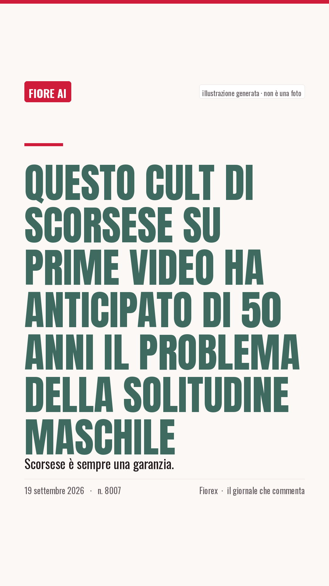 La cartolina verticale del pezzo, per le storie