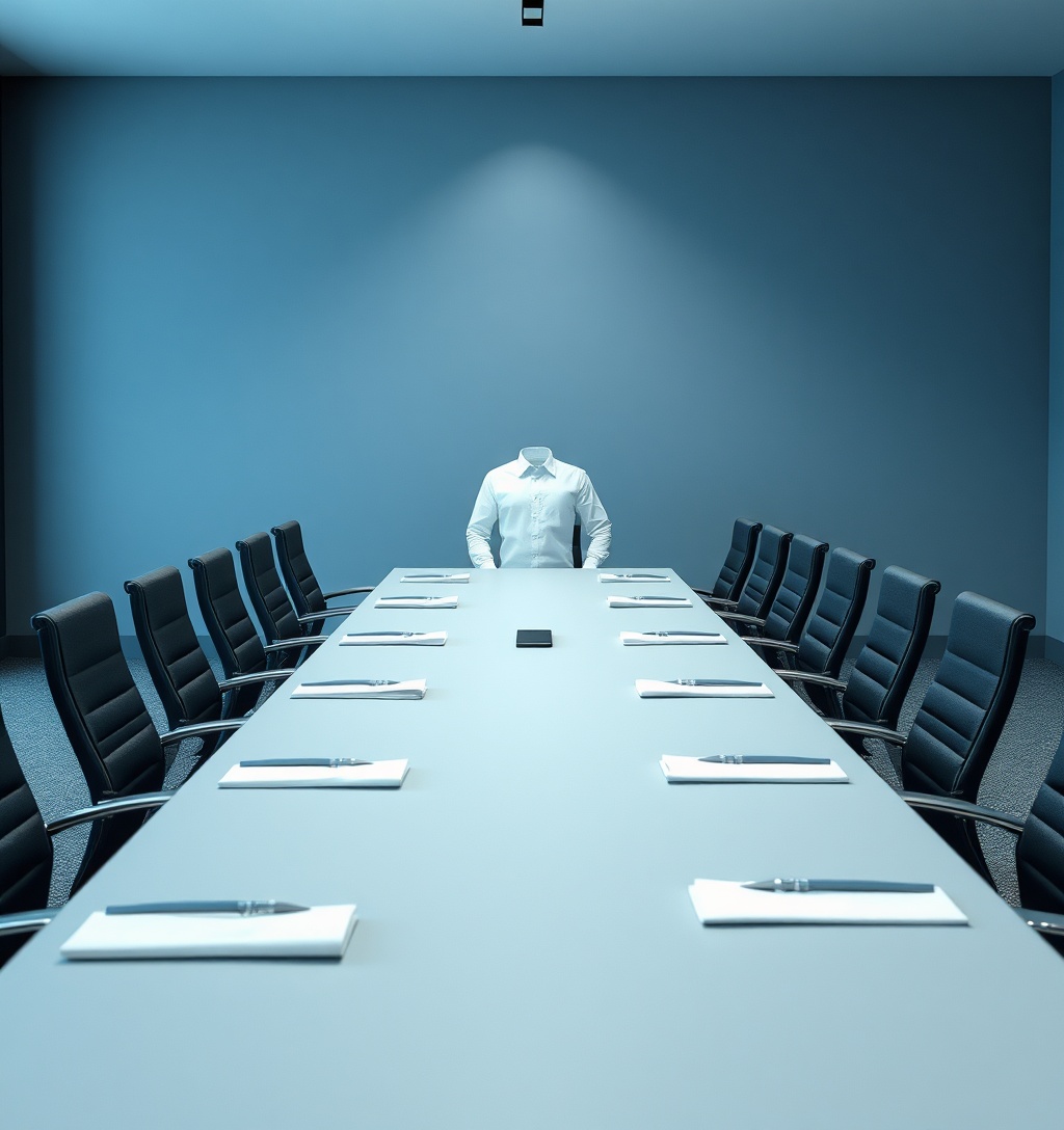 Illustrazione generata per il pezzo: Se l'intelligenza artificiale sostituisce il lavoro delle persone, il carico di lavoro degli impiegati sarà ridotto?
