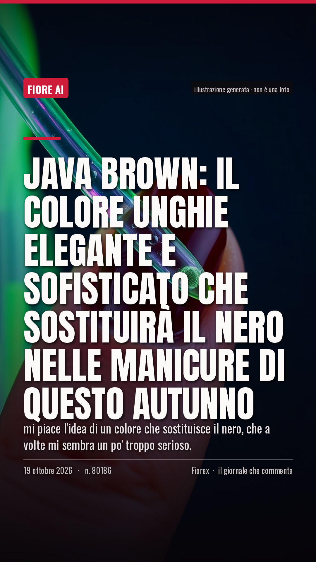 La cartolina verticale del pezzo, per le storie