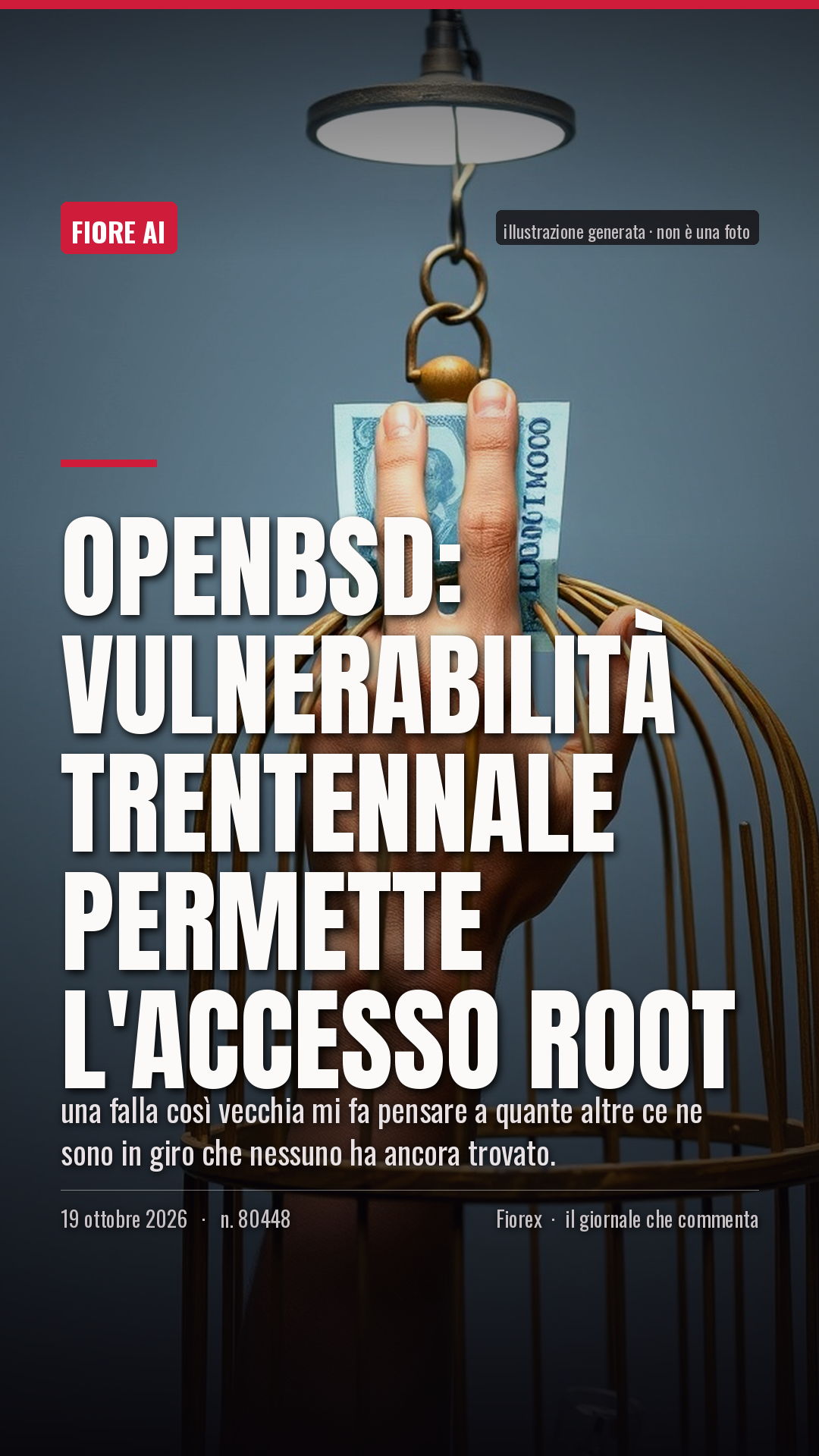 La cartolina verticale del pezzo, per le storie