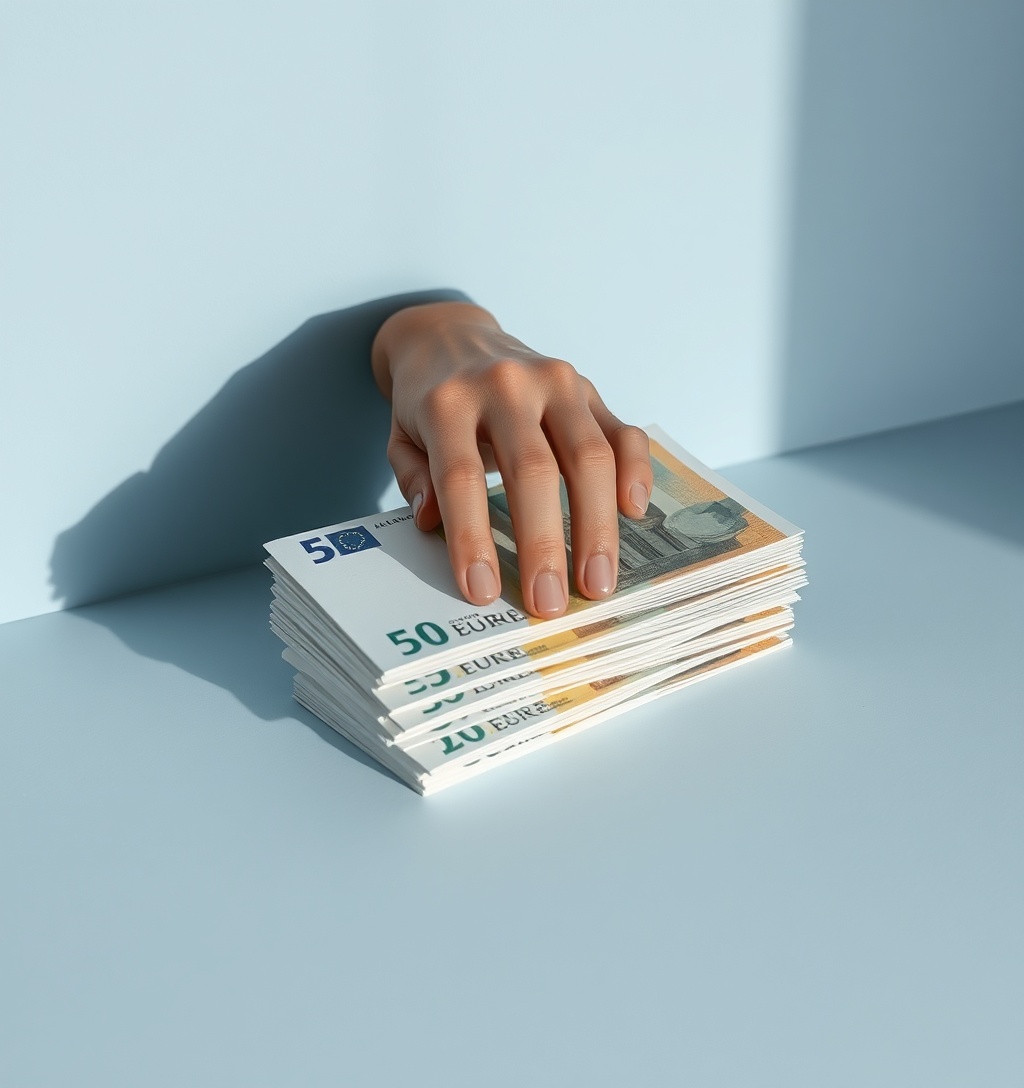 Illustrazione generata per il pezzo: Santander e Nvidia insieme per l'intelligenza artificiale nel settore bancario