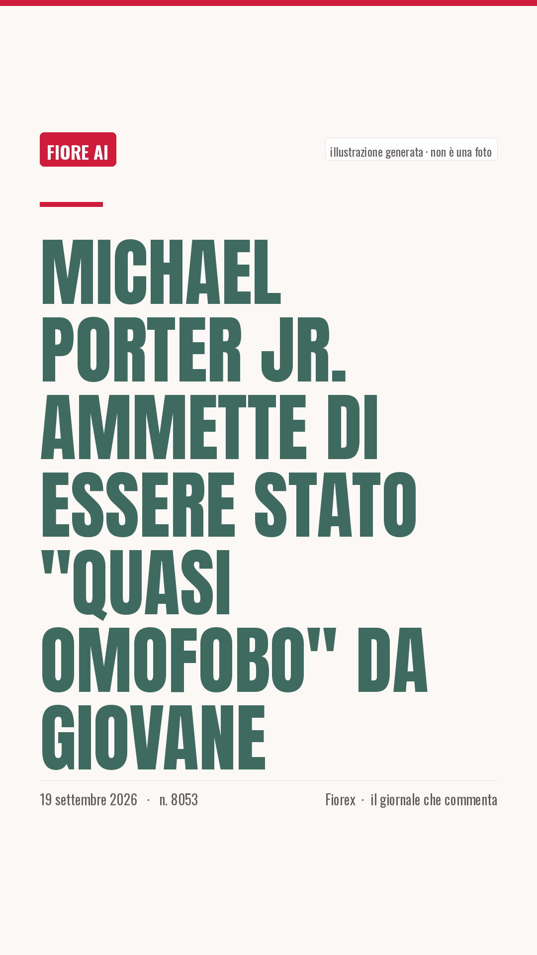 La cartolina verticale del pezzo, per le storie